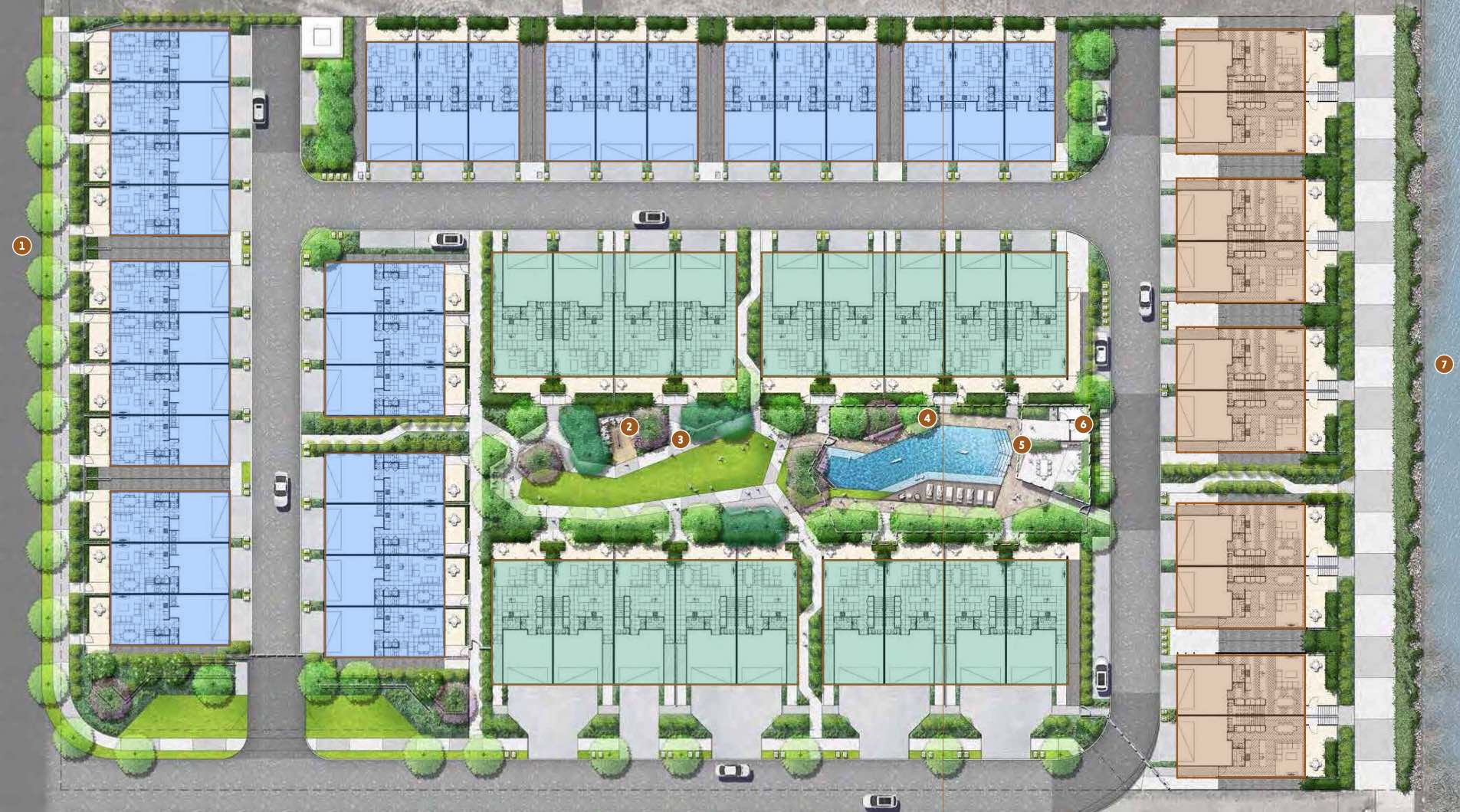 35 Grant Avenue Townhomes - Hope Island Masterplan