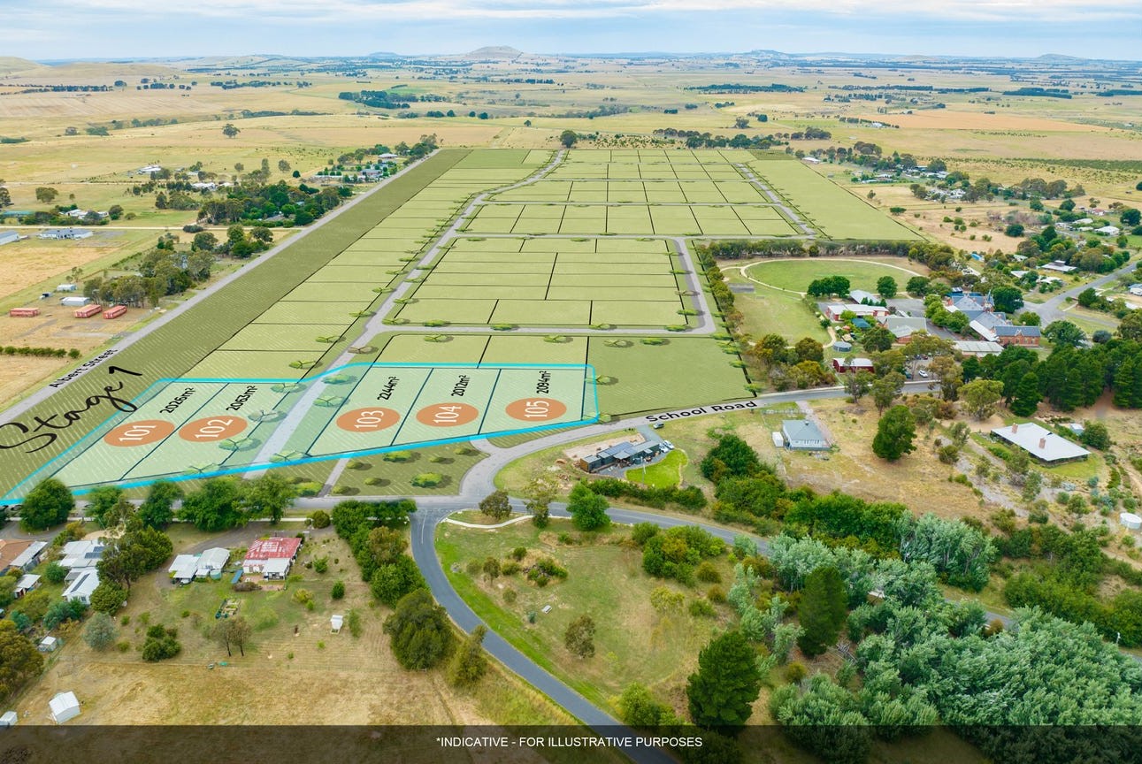 35 Paddock Street - Clunes Aerial