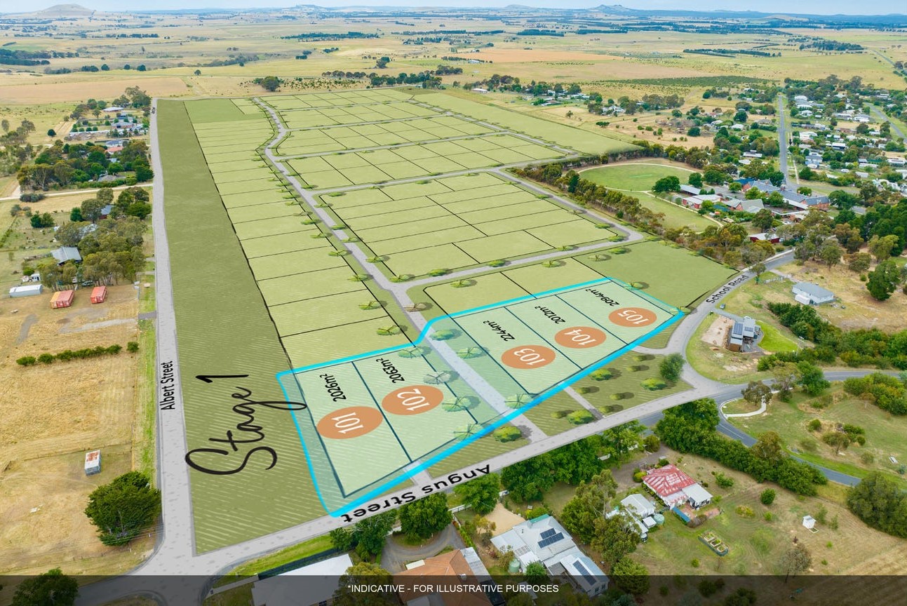 35 Paddock Street - Clunes Aerial