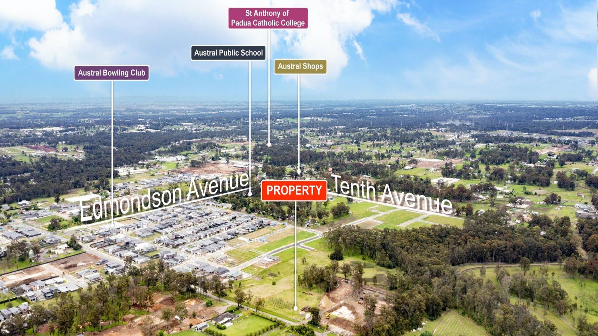 35-55 Tenth Avenue - Austral Location Map