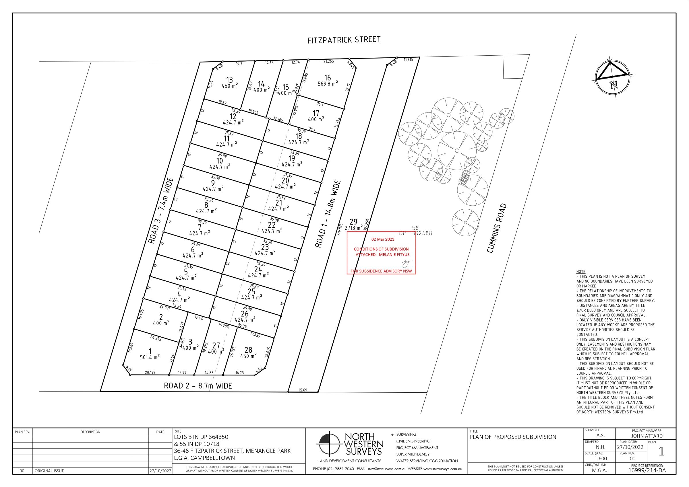 36-46 Fitzpatrick Street - Menangle Park Masterplan
