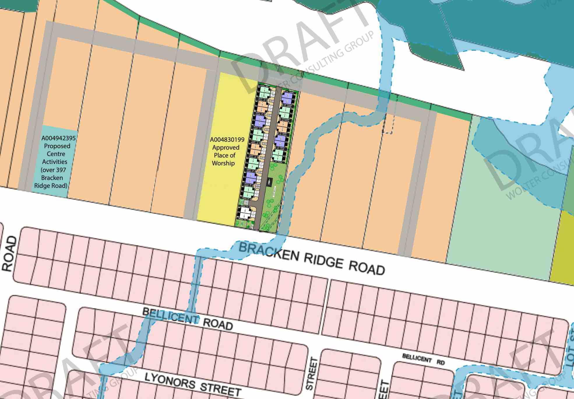 Fern Townhomes - Bracken Ridge Location Map