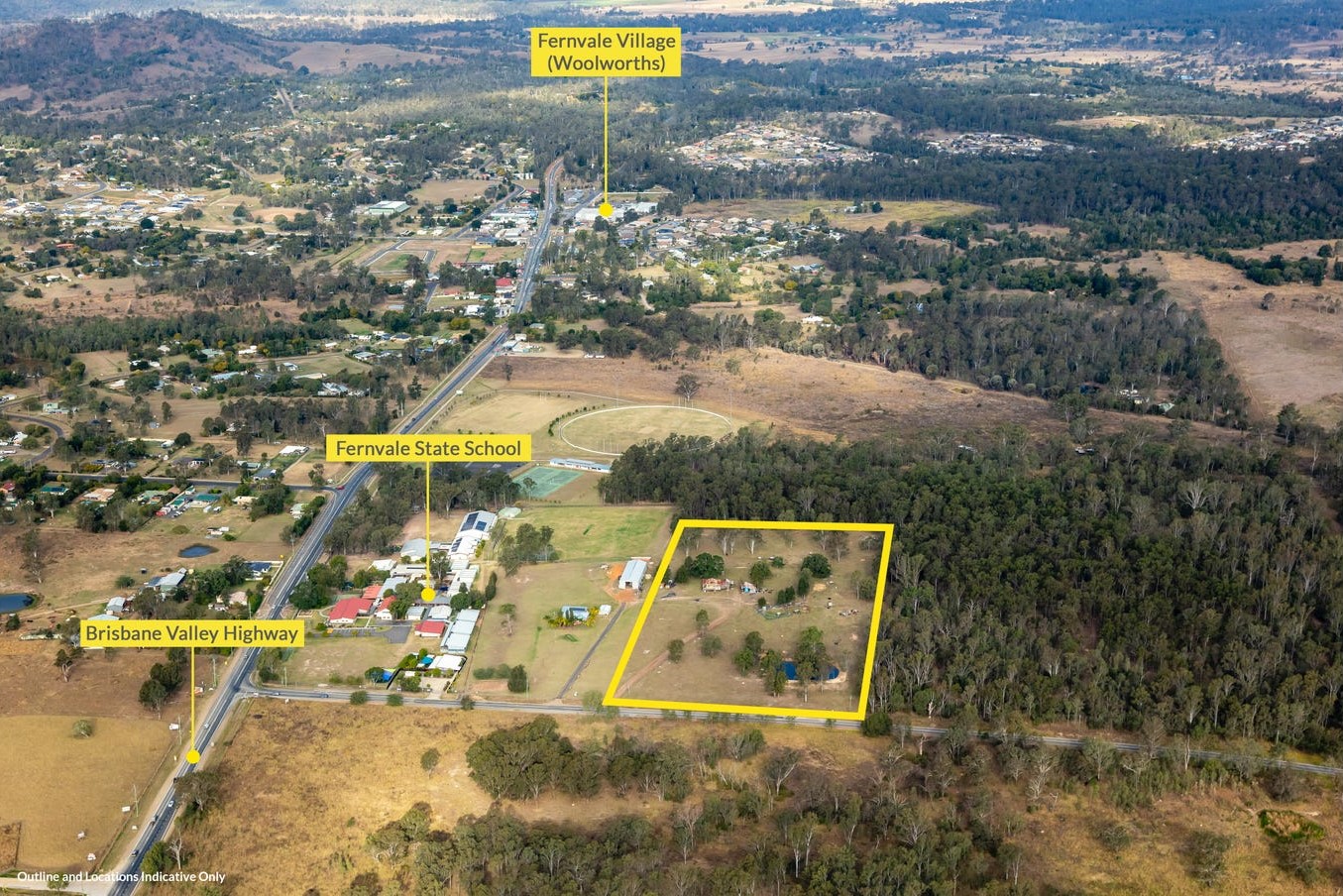 3876 Forest Hill Fernvale Road - Fernvale Aerial