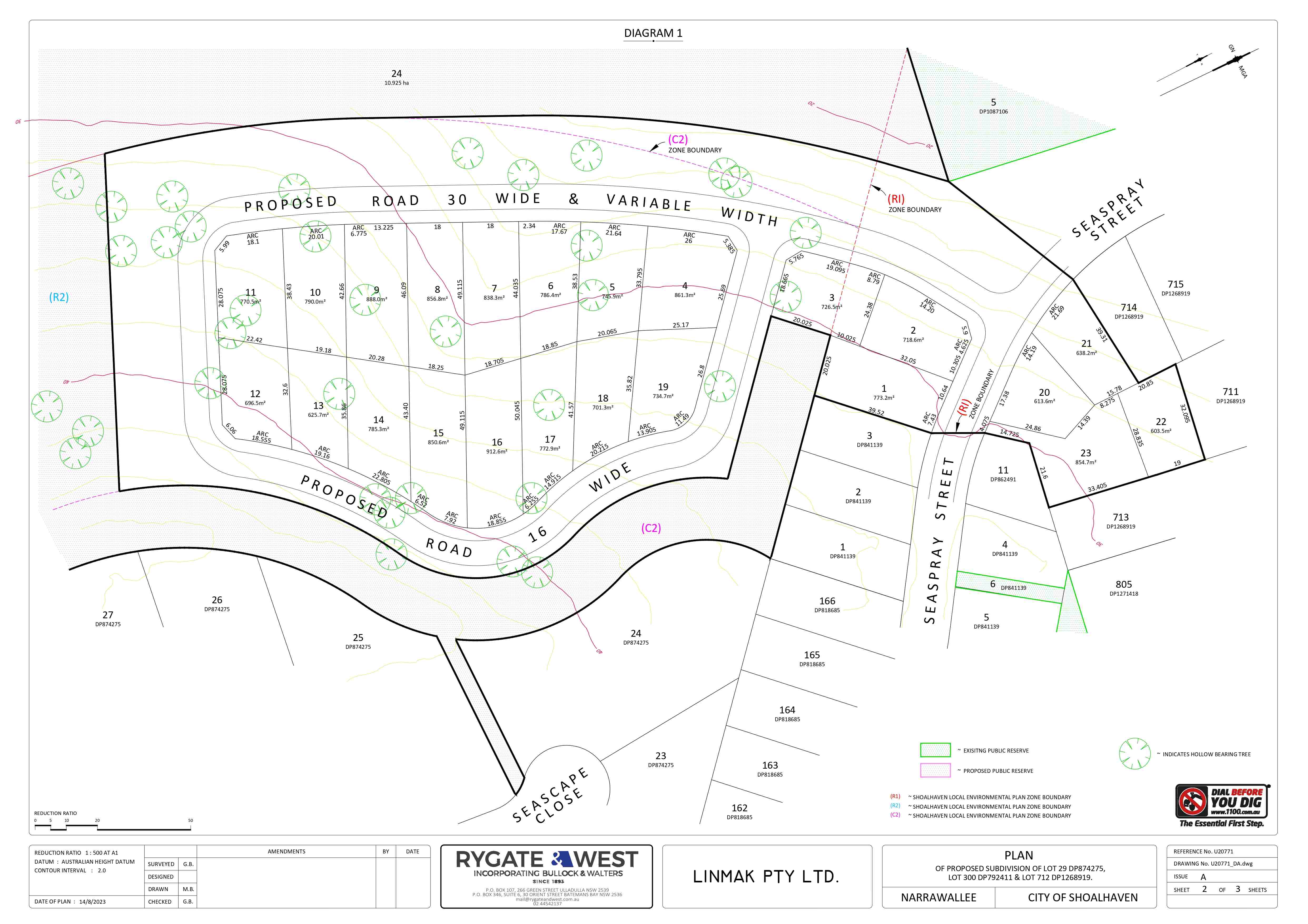 39 Carinya Crescent & Seascape Close - Narrawallee Masterplan