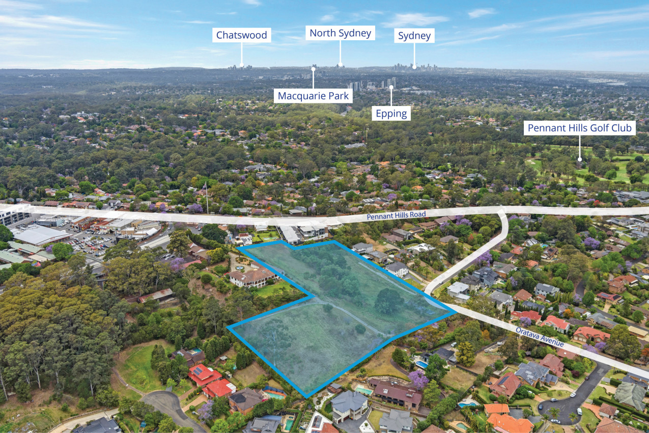 39-55 Oratava Avenue - West Pennant Hills Aerial