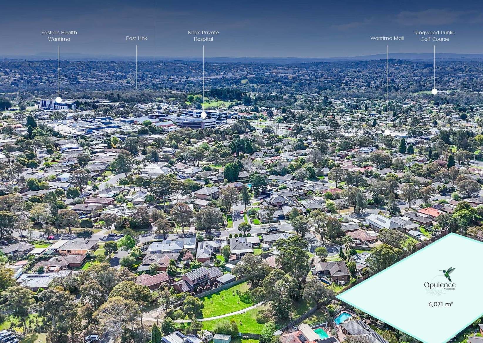 Opulence Townhomes - Wantirn Aerial