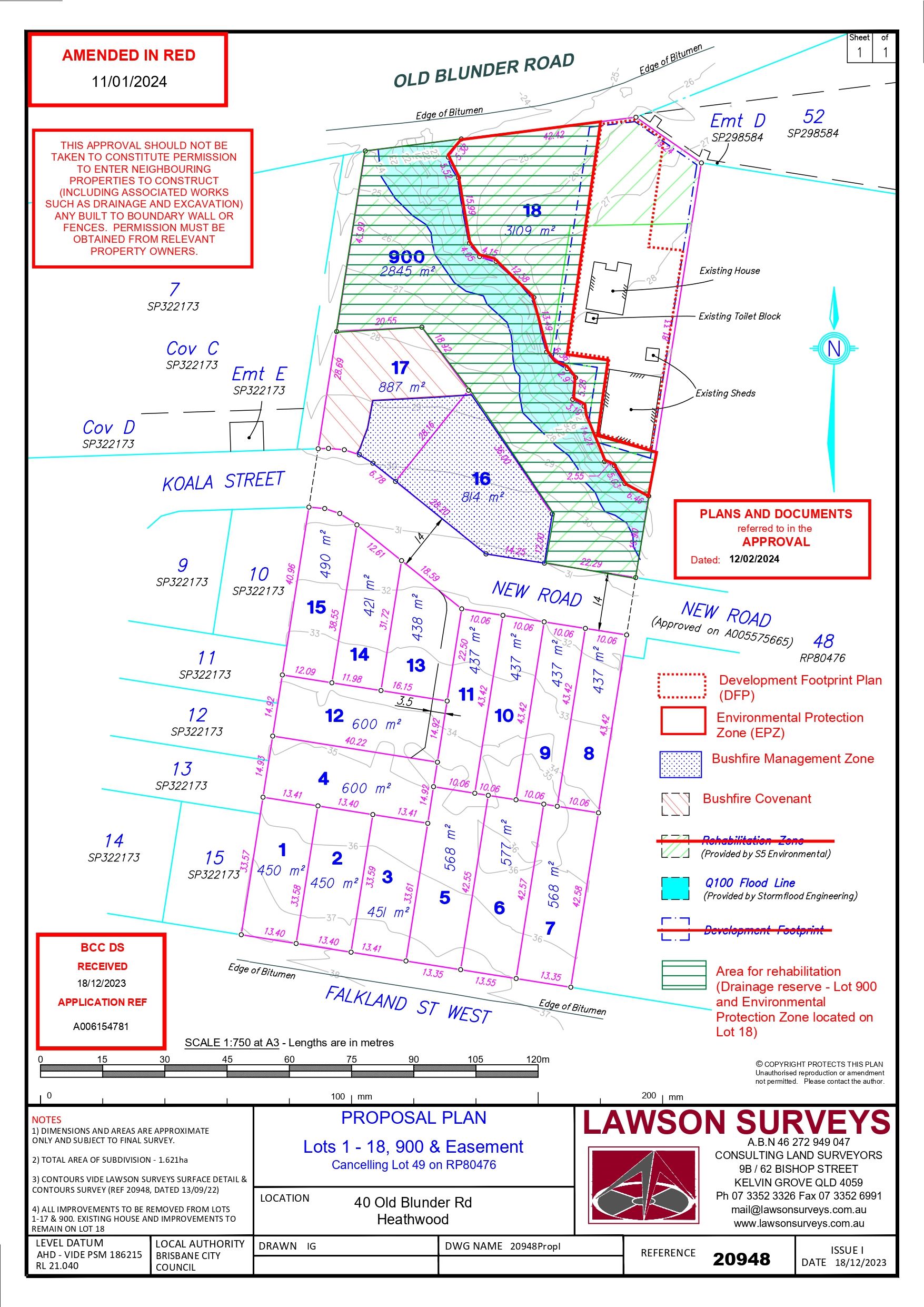 40 Old Blunder Road - Heathwood Masterplan