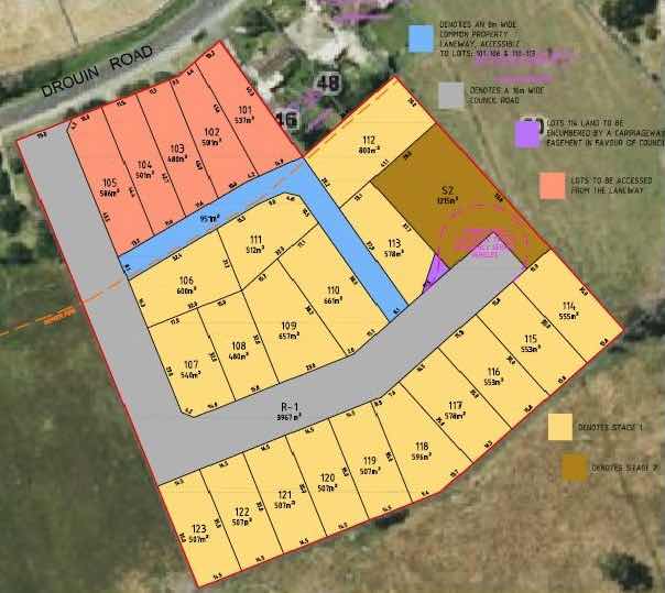 40-44 Drouin Road, Longwarry Masterplan