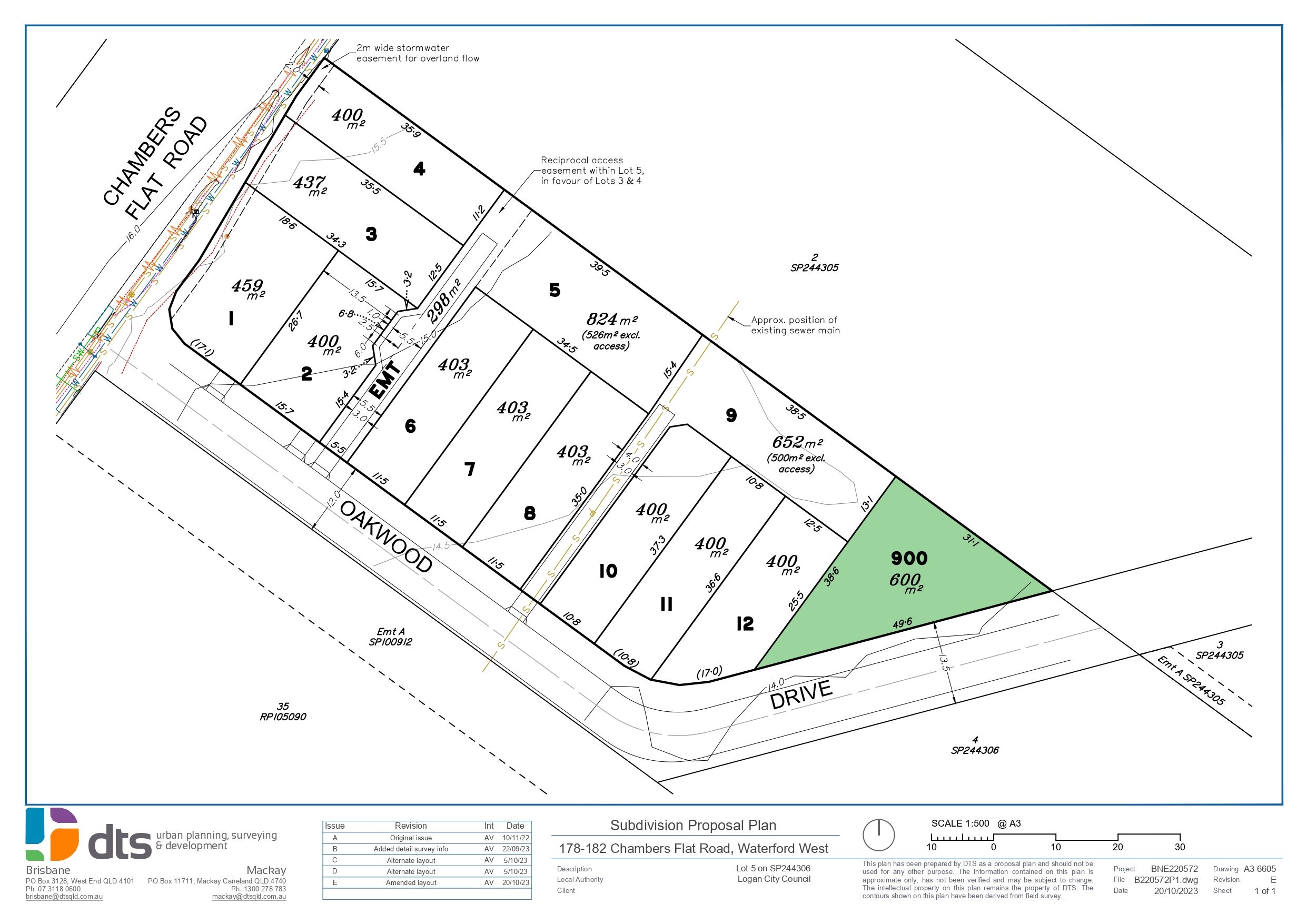 41-55 Oakwood Drive - Waterford West Masterplan