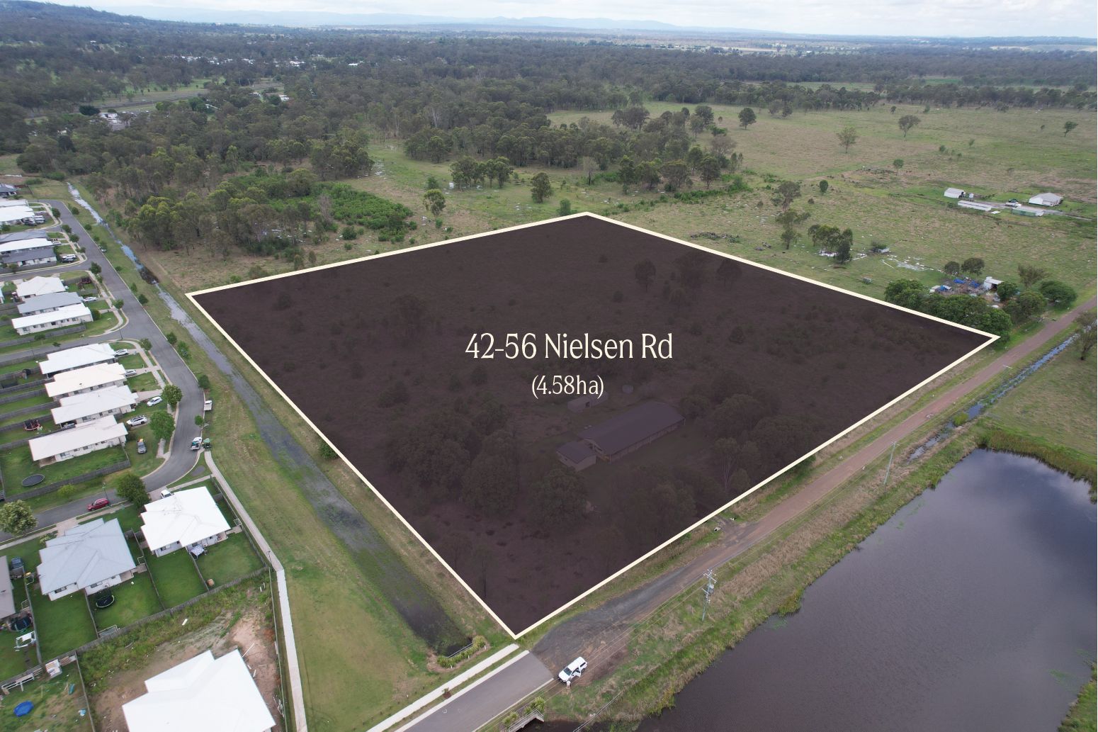 42-56 Nielsen Road - Rosewood Aerial