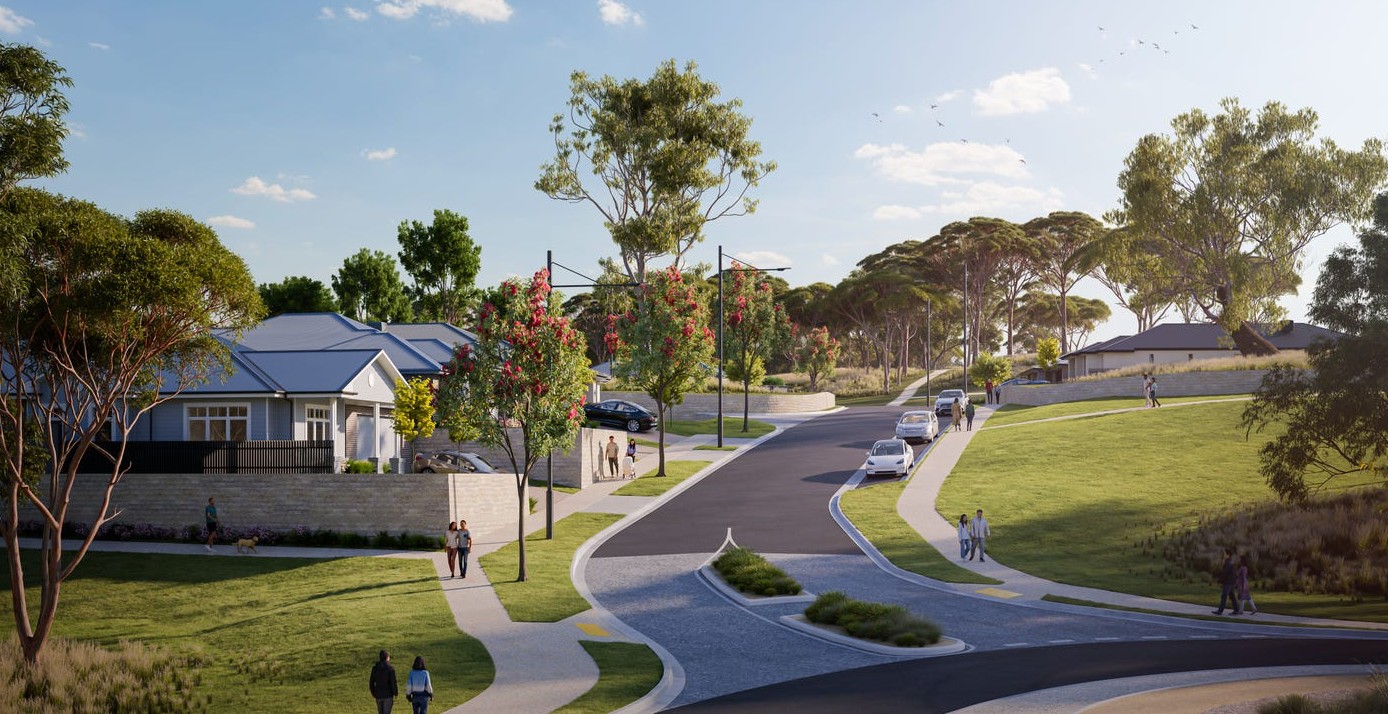 53 Martin Road & 73 Bluestone Drive - Mount Barker Render