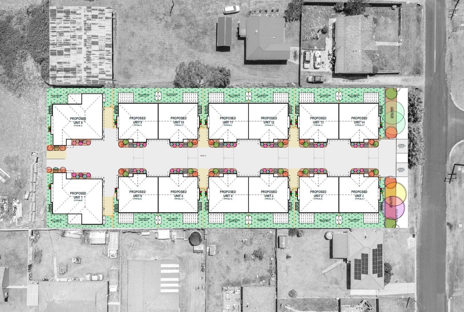 54 Martin Street - Armidale Aerial