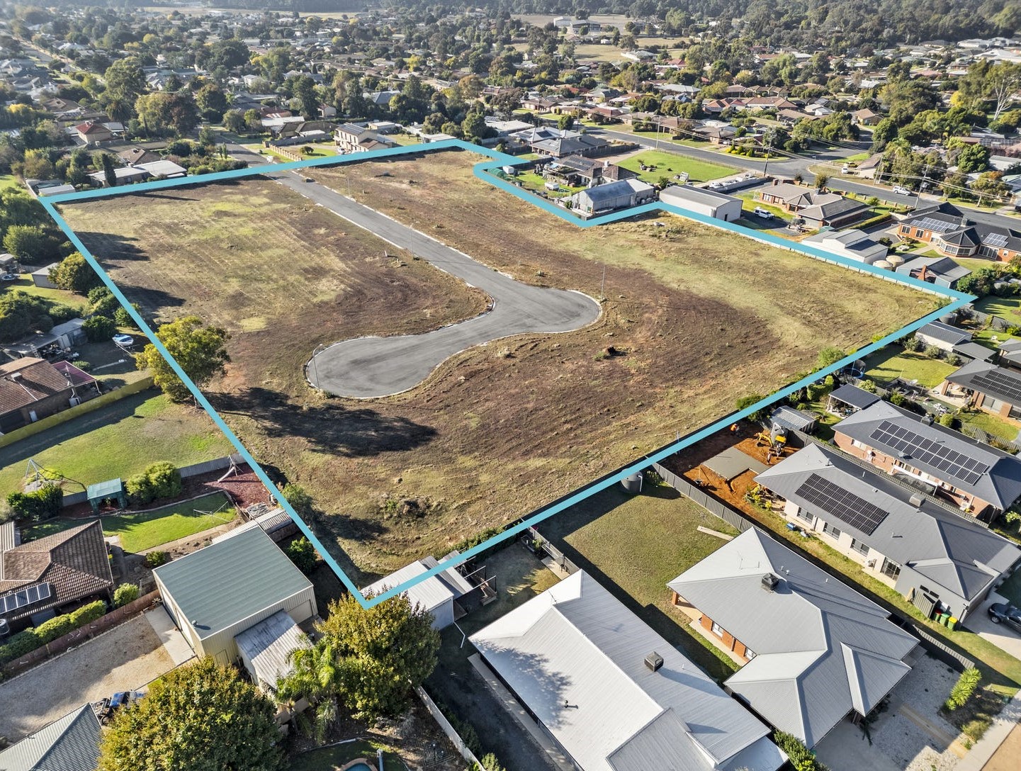 55 Birdwood Street - Corowa Aerial