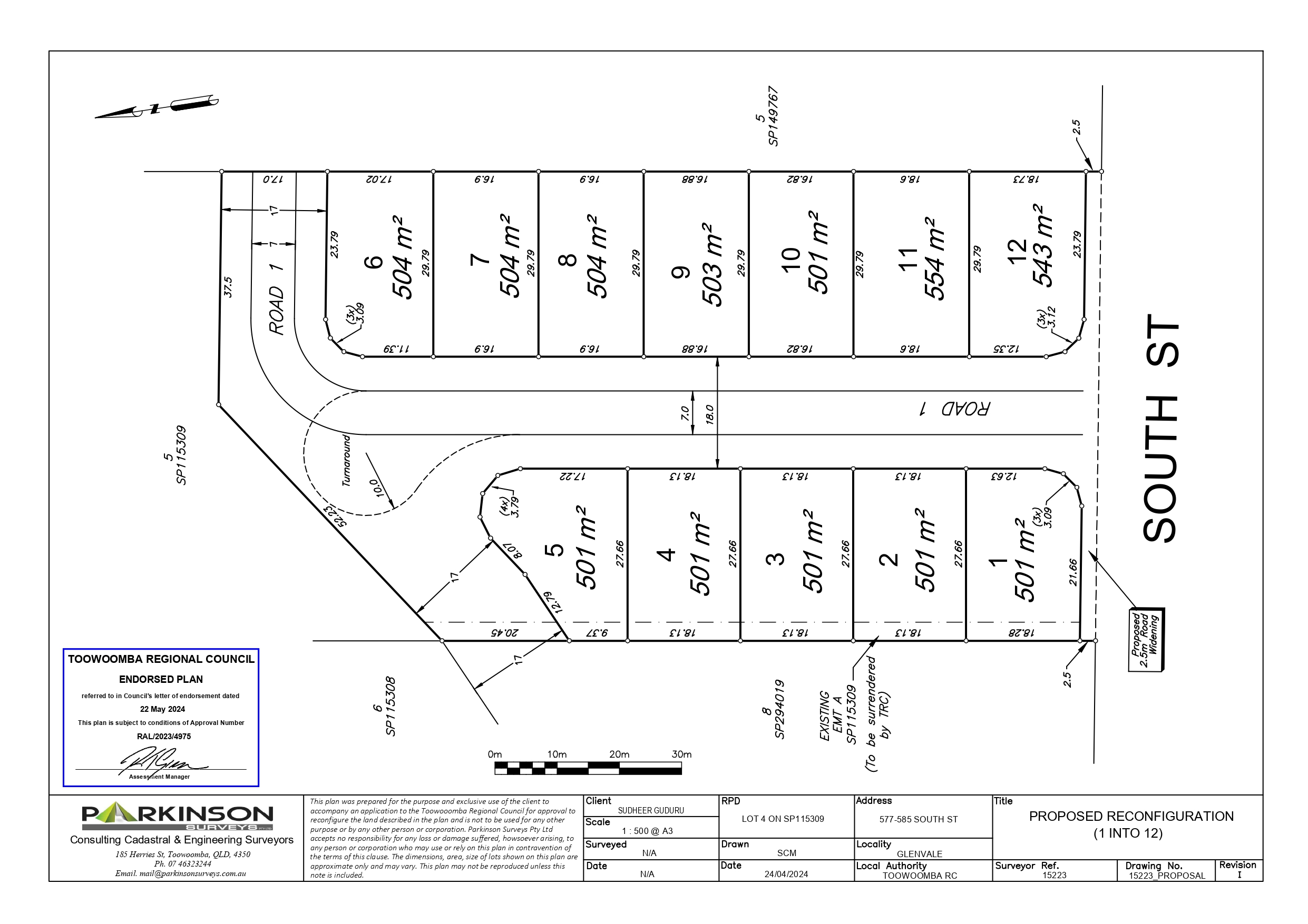 577-585 South Street - Glenvale  Masterplan