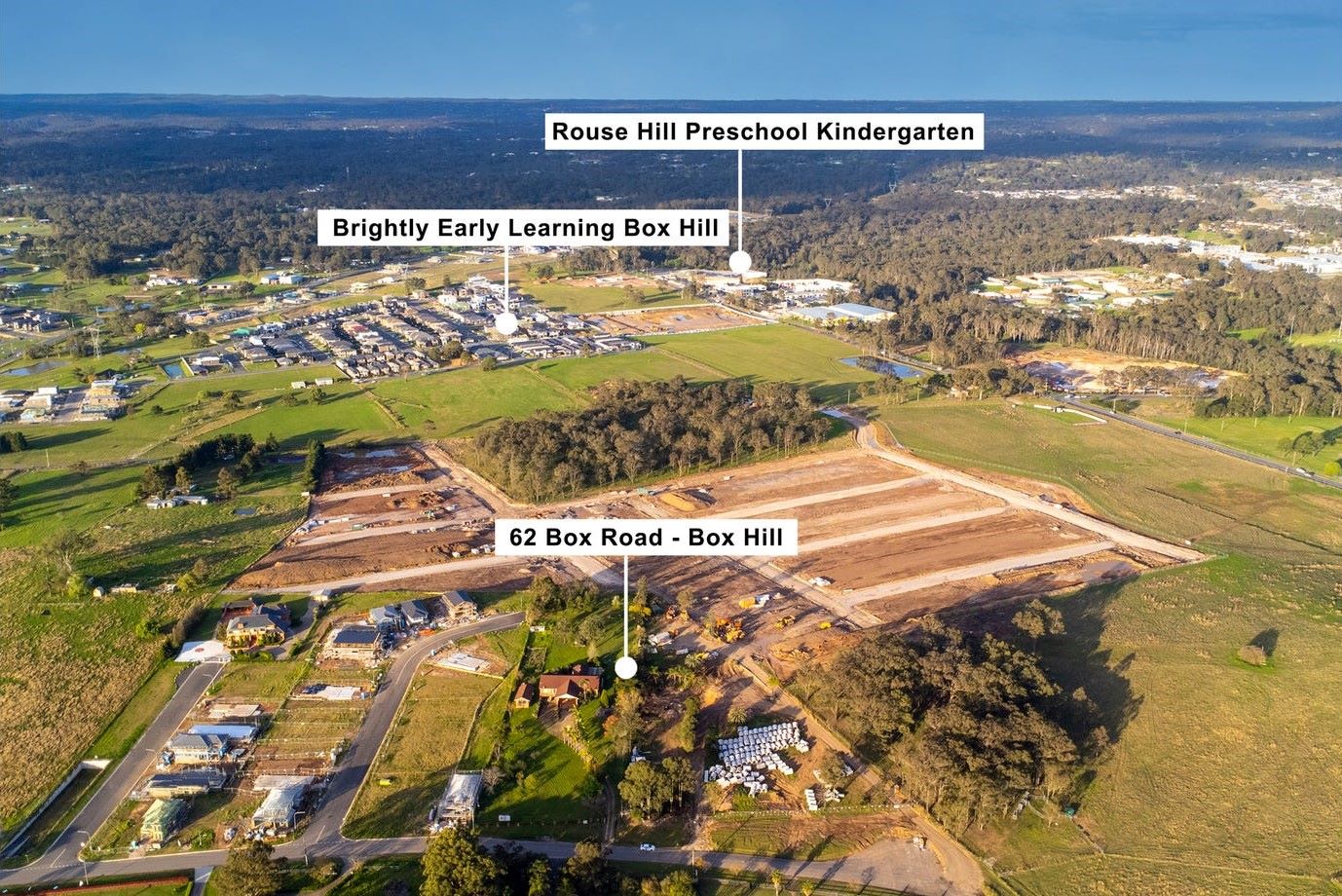 62 Box Road - Box Hill Aerial