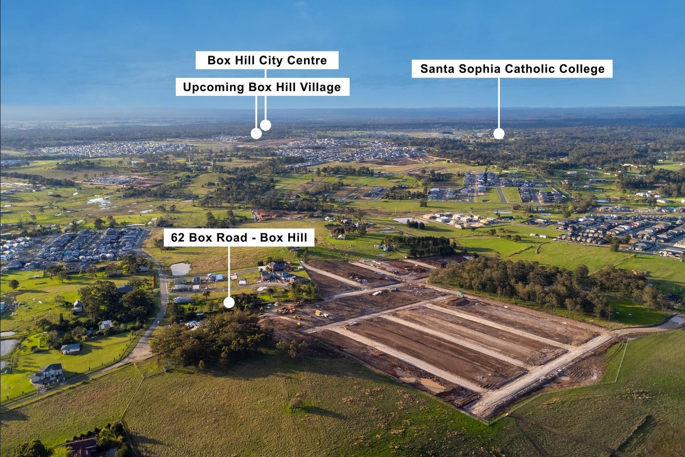 62 Box Road - Box Hill Aerial
