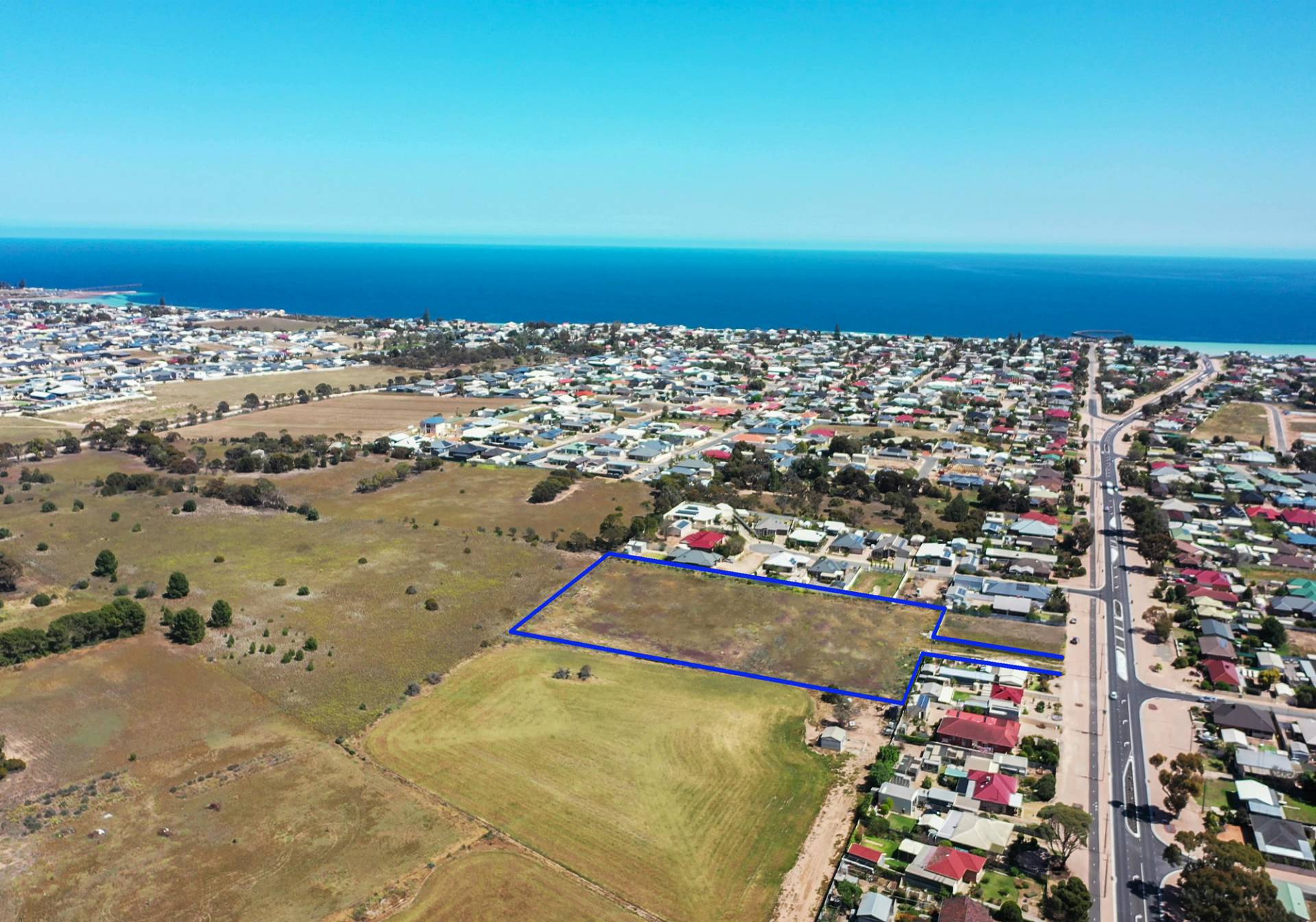63 Bay Road - Moonta Bay Aerial
