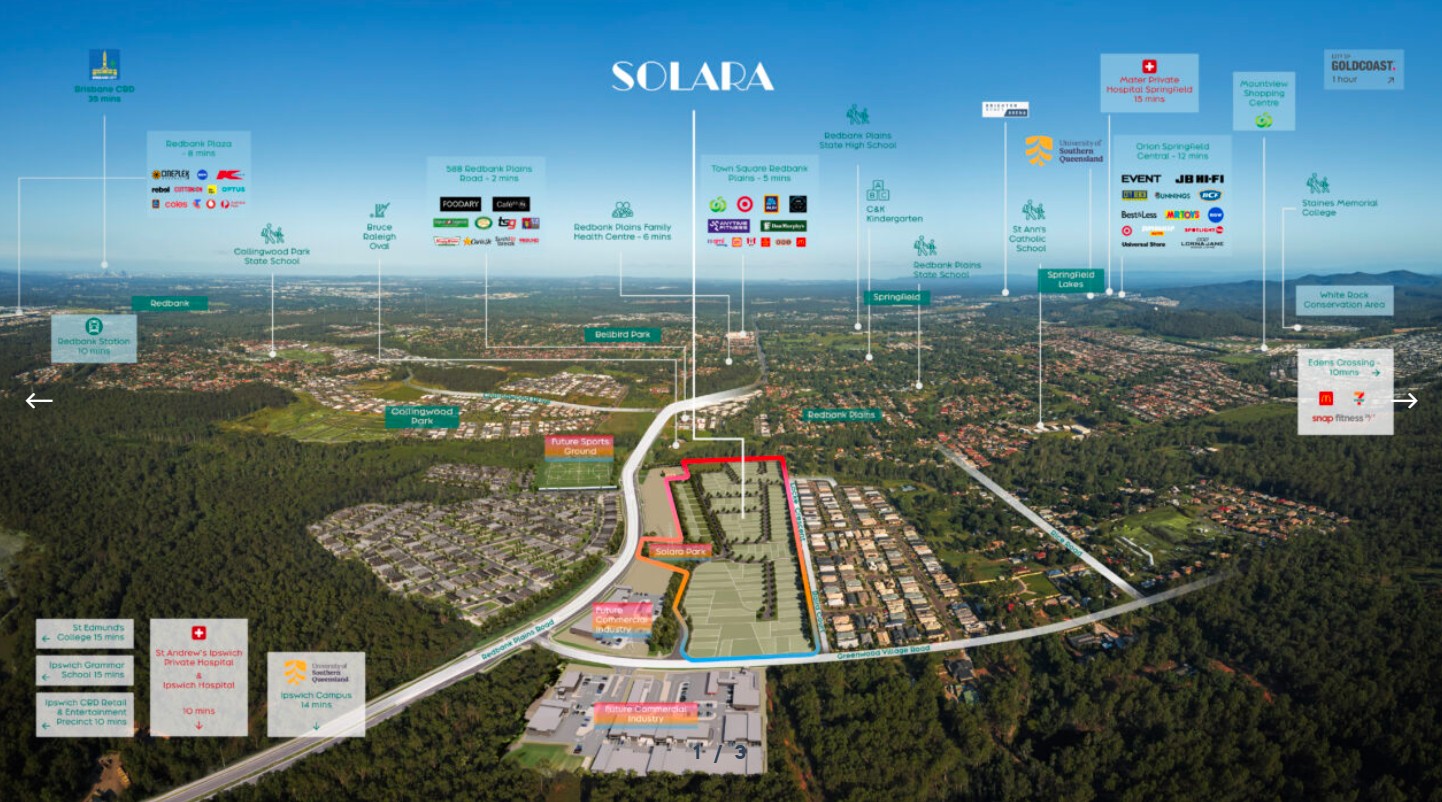 Solara Estate - Redbank Plains Aerial