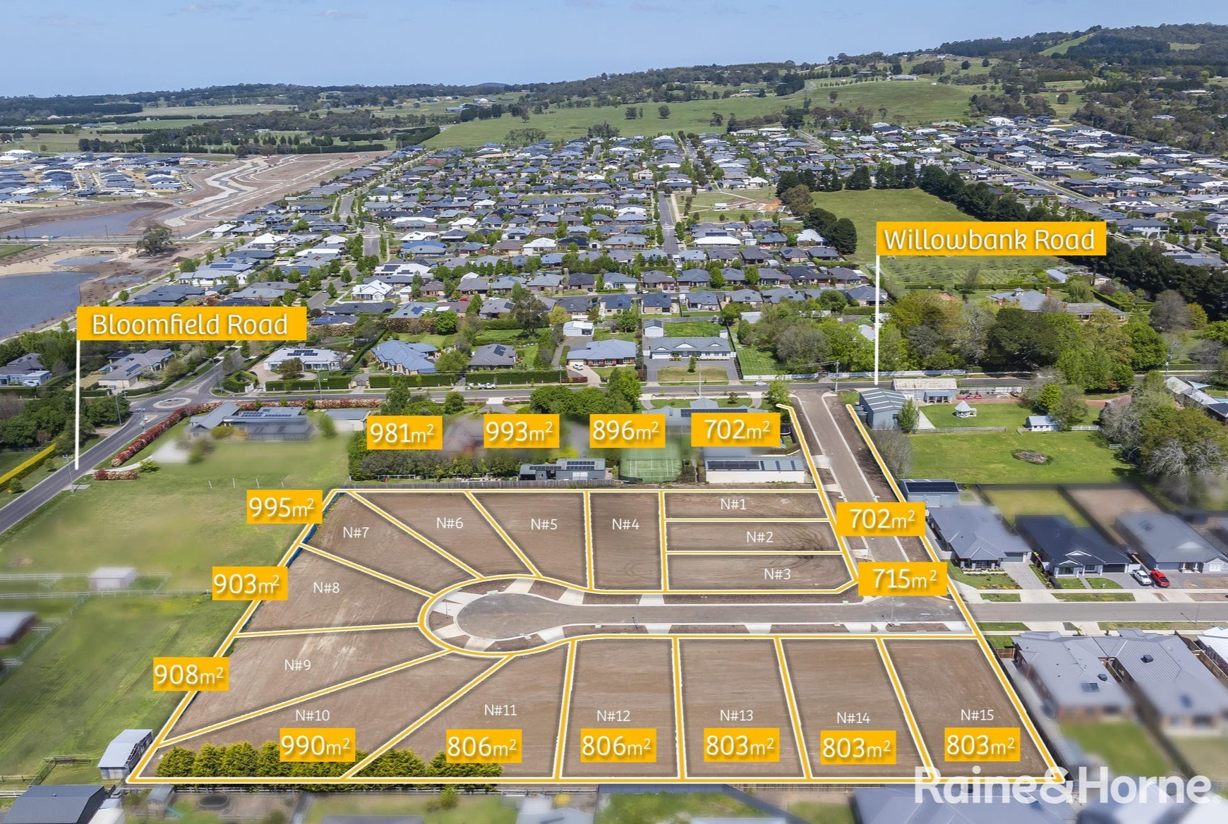 64 Willowbank Road - Gisborne Aerial