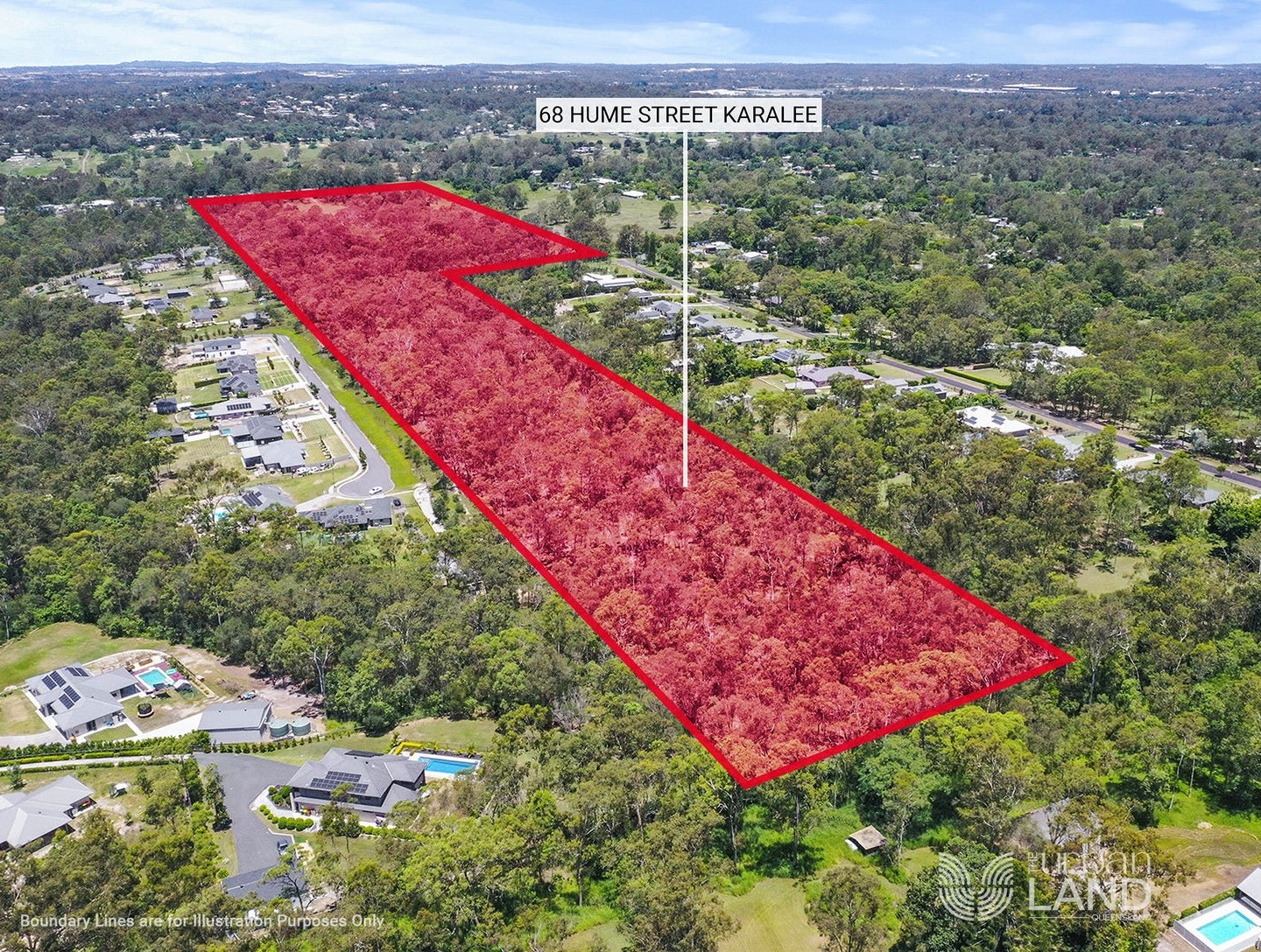 68 Hume Street - Karalee Aerial