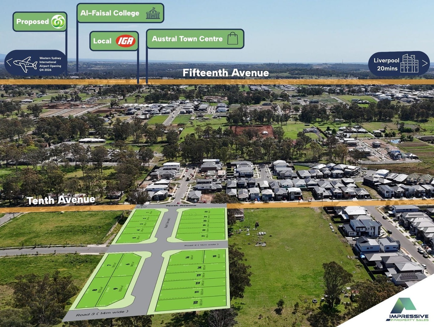 70 Tenth Avenue - Austral Aerial