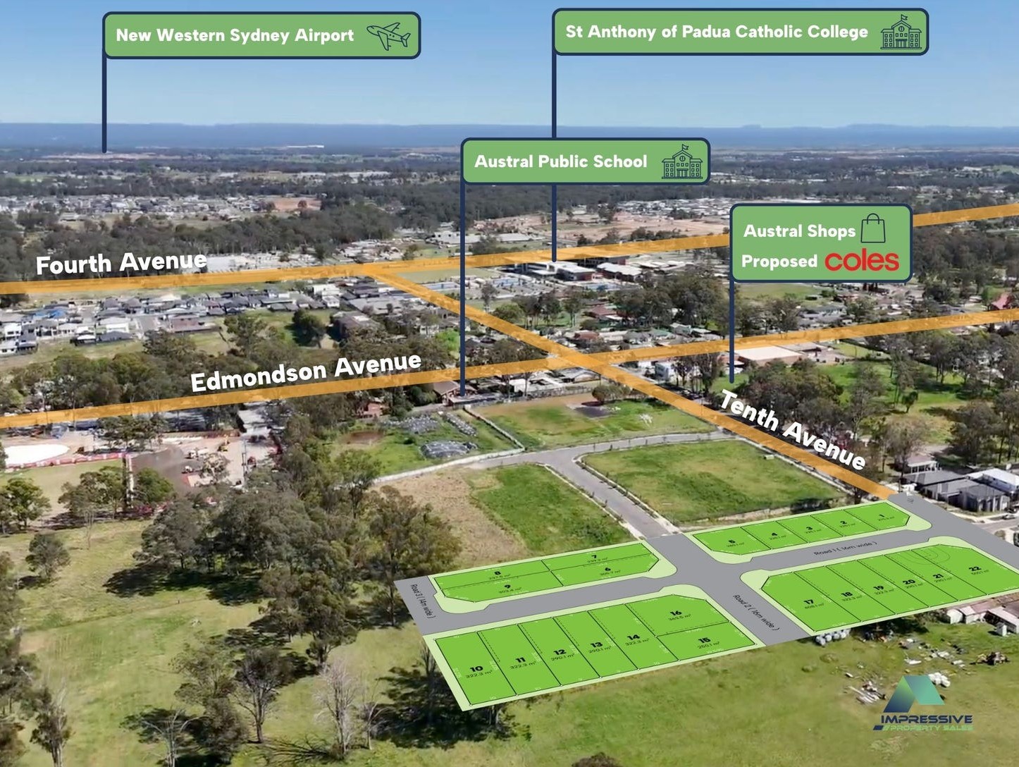 70 Tenth Avenue - Austral Aerial