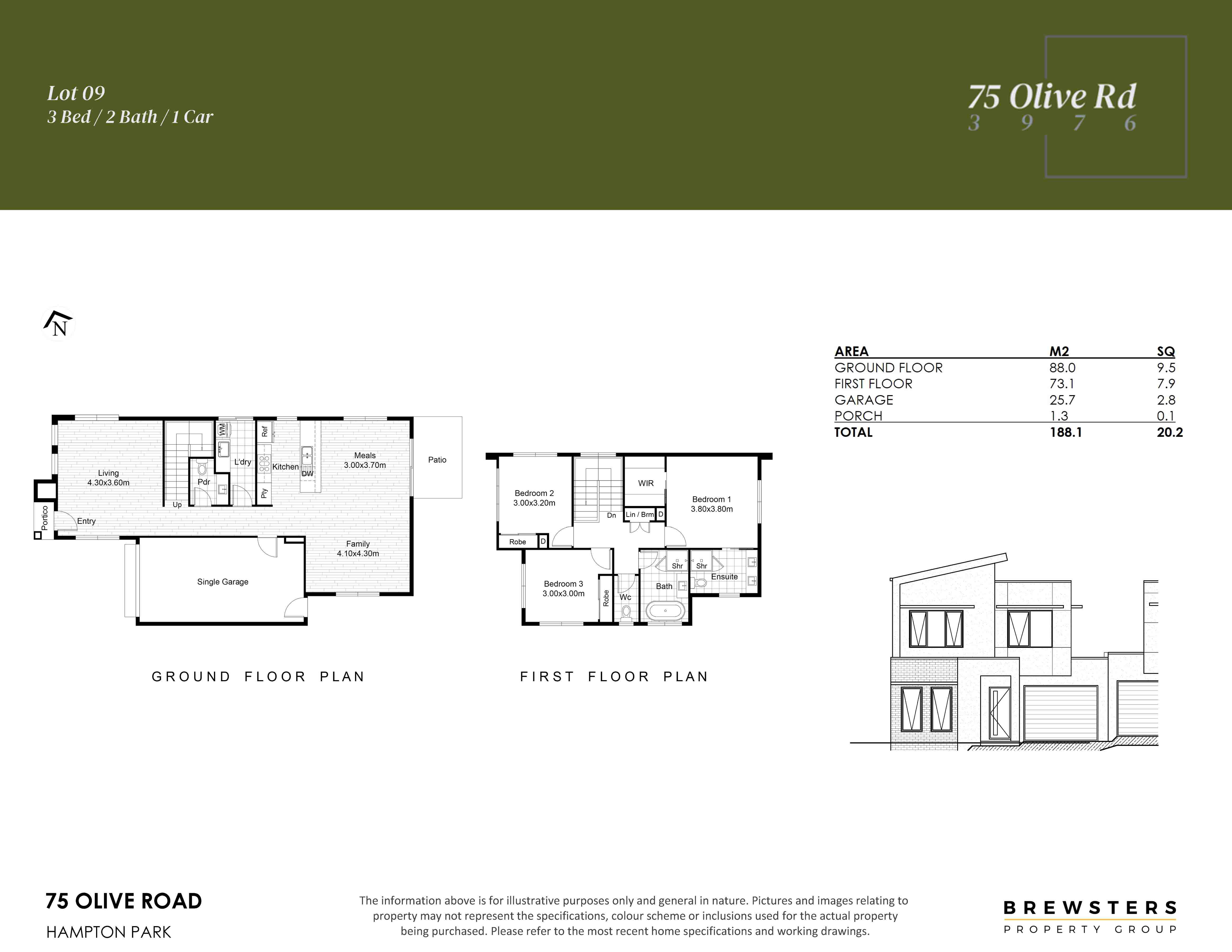 75 Olive Road - Hampt Floorplan