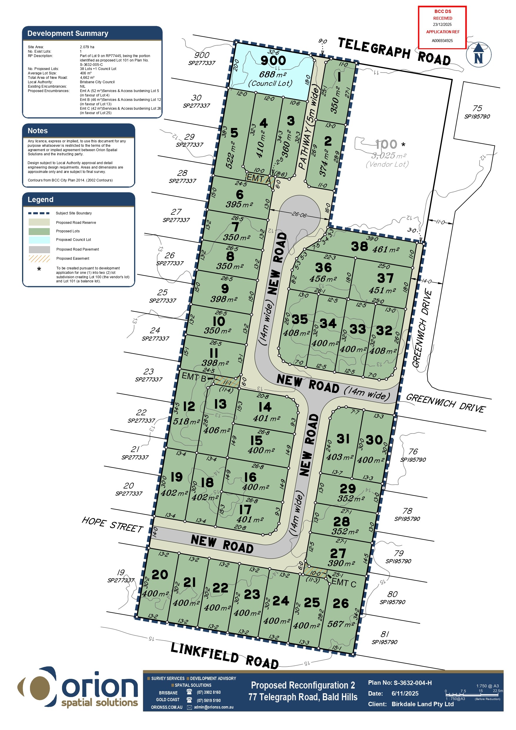 77 Telegraph Road - Bald Hills Masterplan