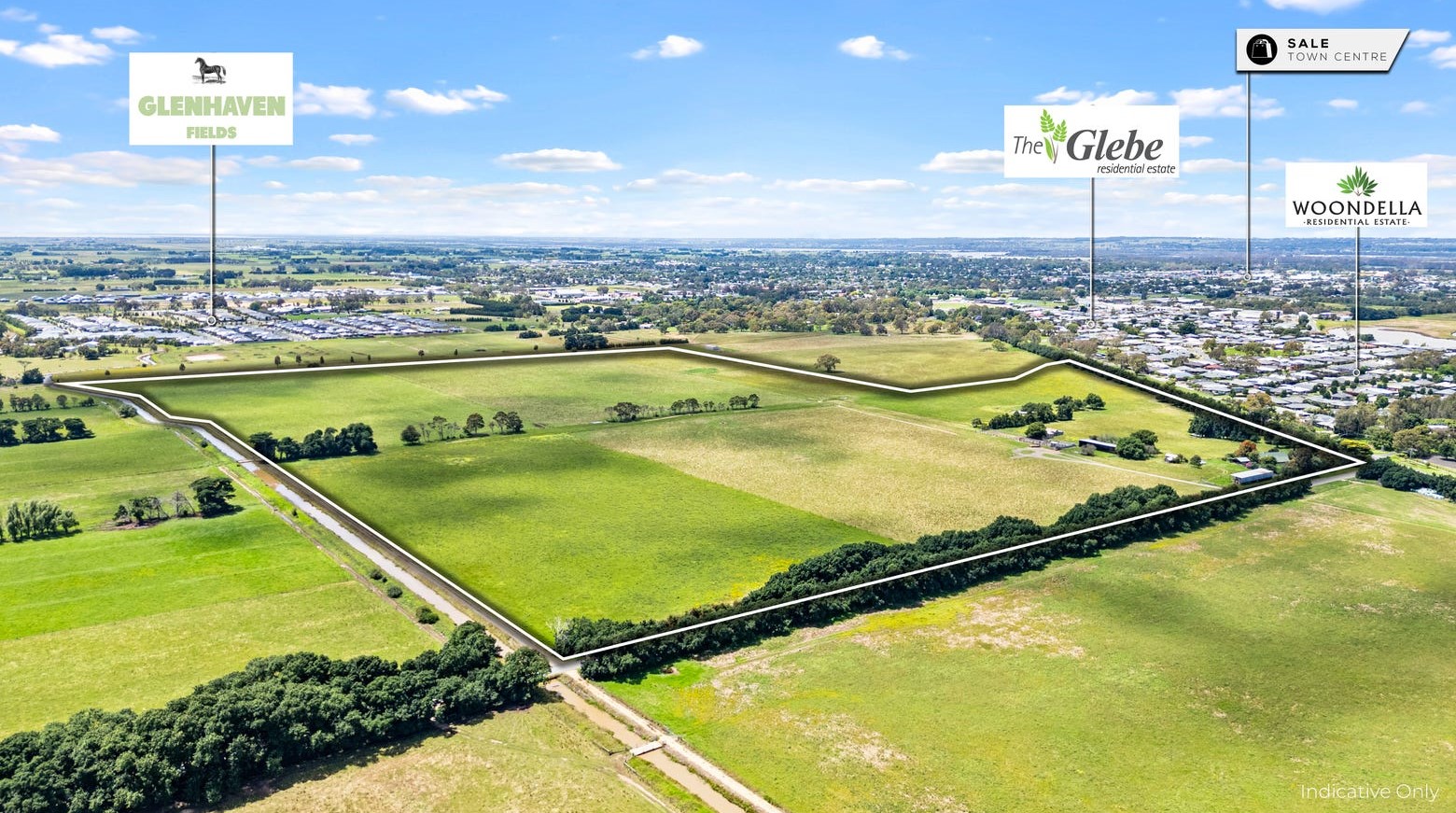 8 Grassdale Road - Sale Aerial