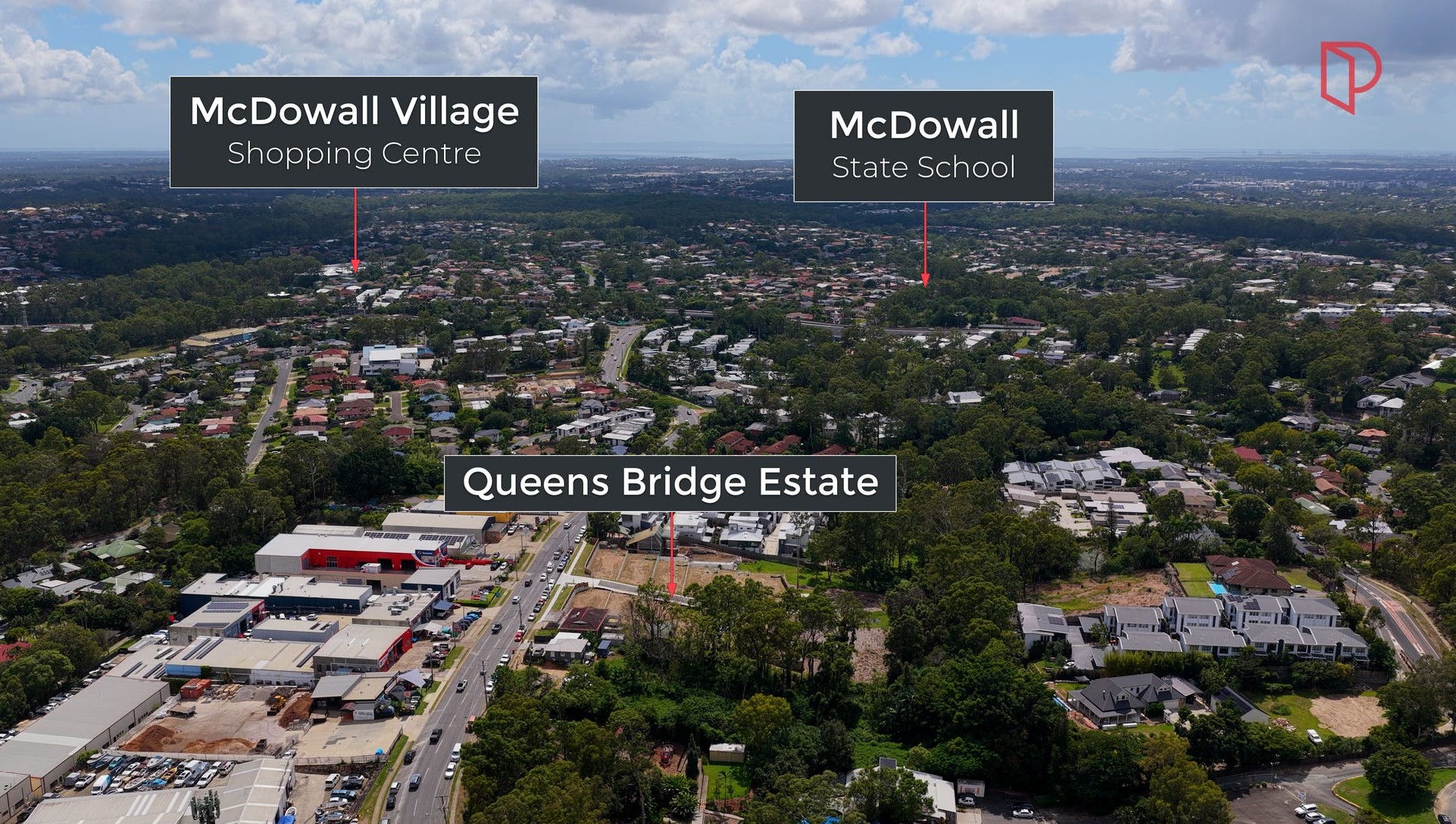 84 & 92 Queens Road - Everton Park Aerial