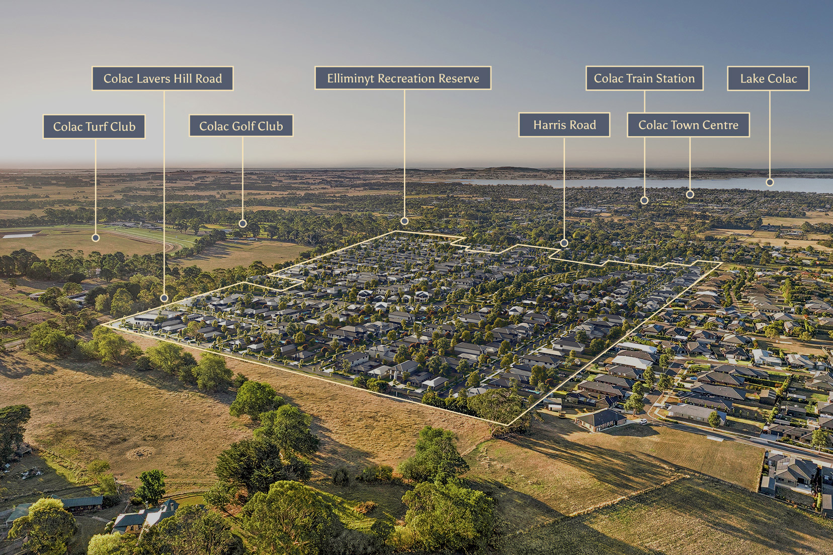 85 Colac-Lavers Hill Road - Elliminyt Aerial
