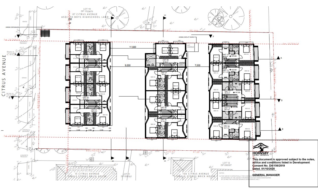 9-11 Citrus Avenue - Hornsby Master Plan