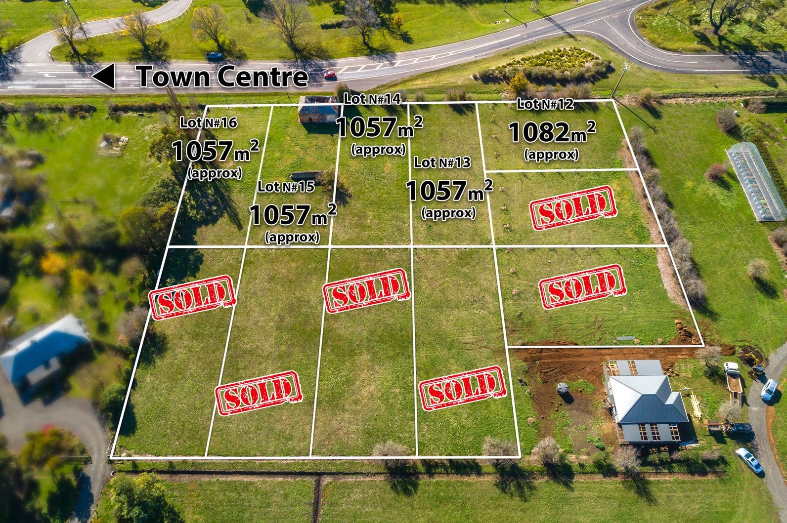 9-25 Mollison Street - Malmsbury Aerial