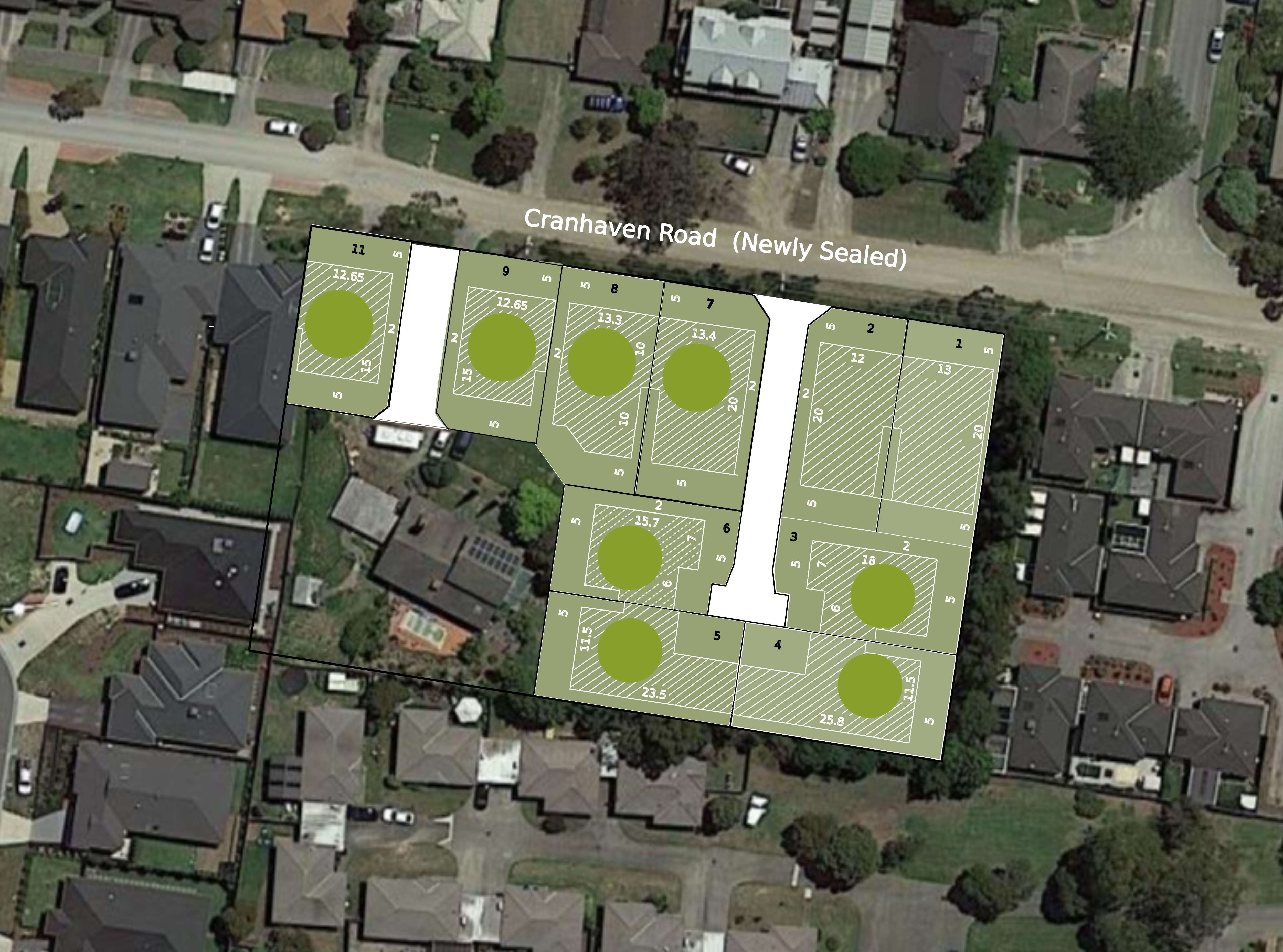 95 Cranhaven Road - Langwarrin Aerial