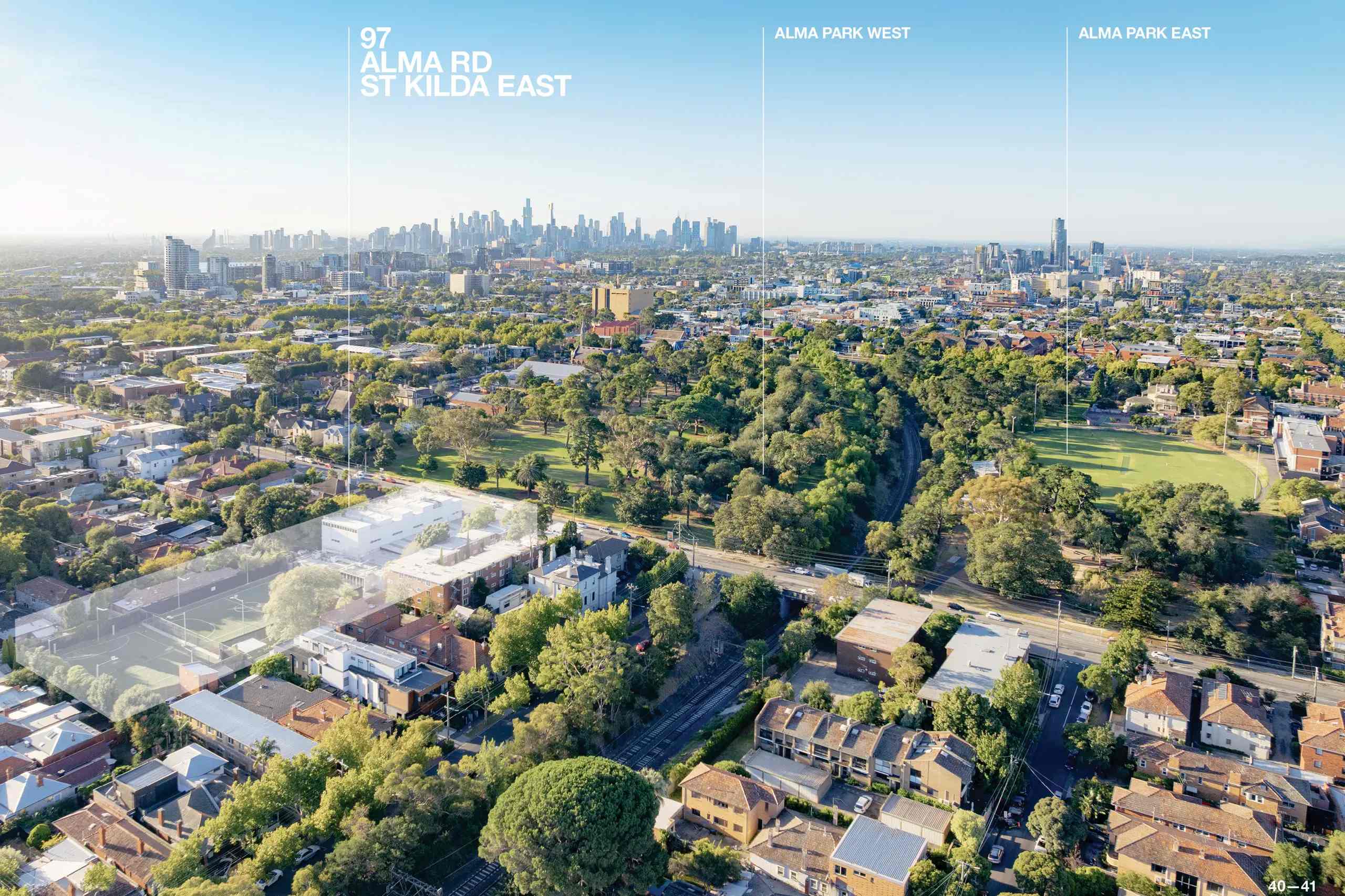 97 Alma Road - St Kilda Location Map