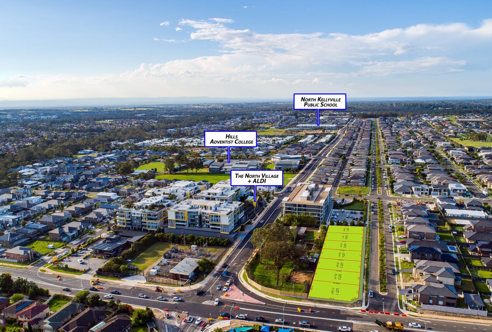 97 Samantha Riley Drive - North Kellyville Aerial