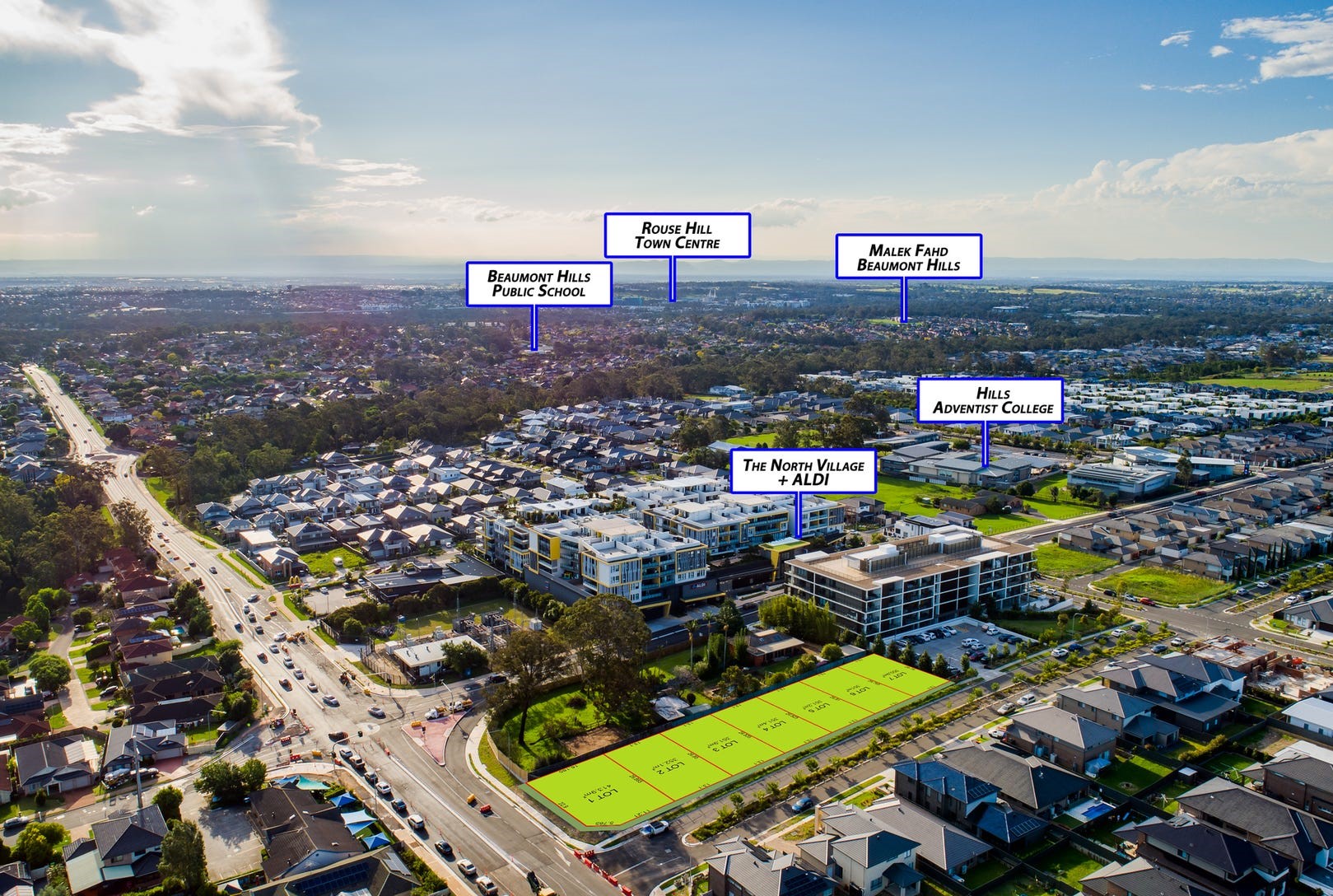 97 Samantha Riley Drive - North Kellyville Aerial
