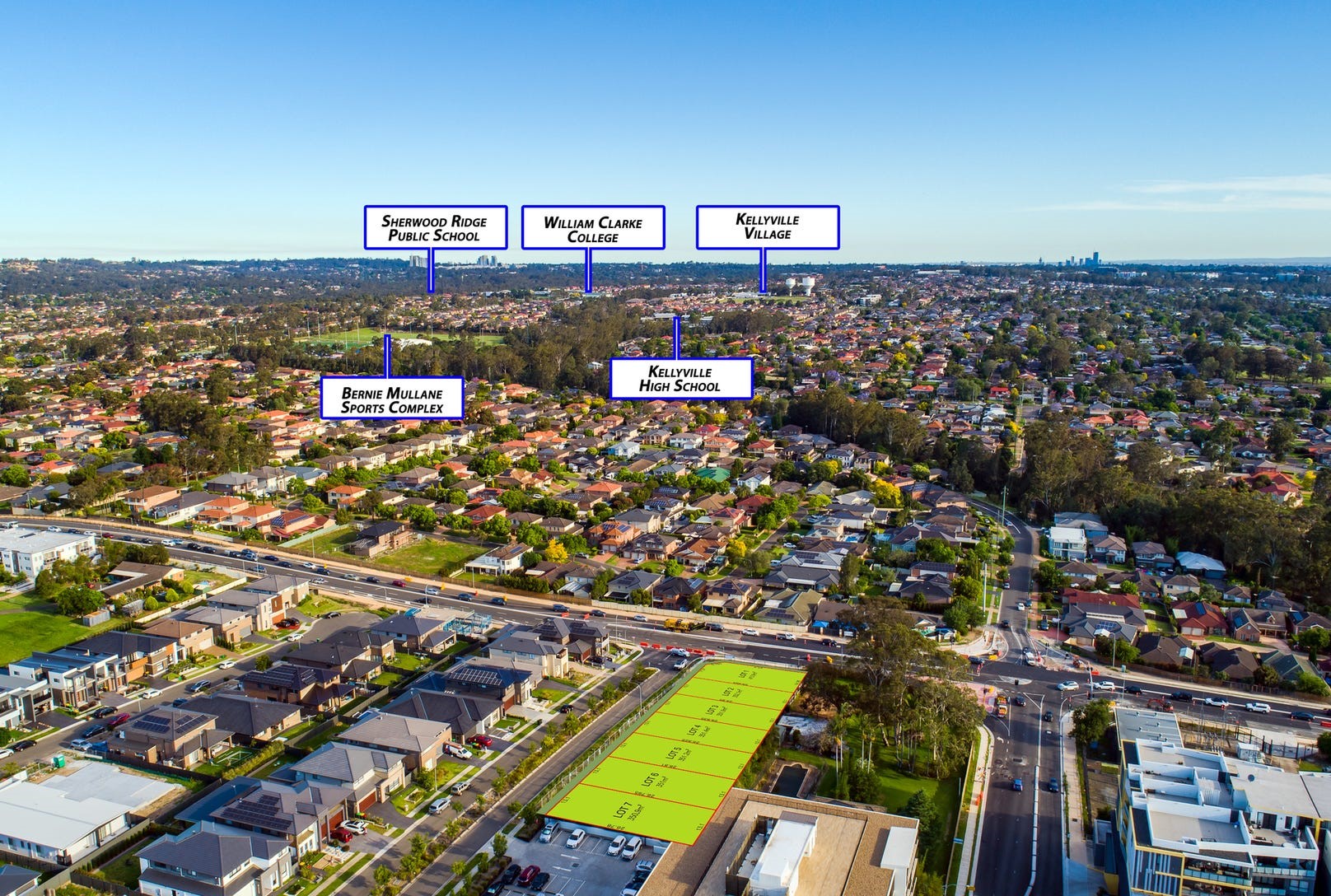 97 Samantha Riley Drive - North Kellyville Aerial