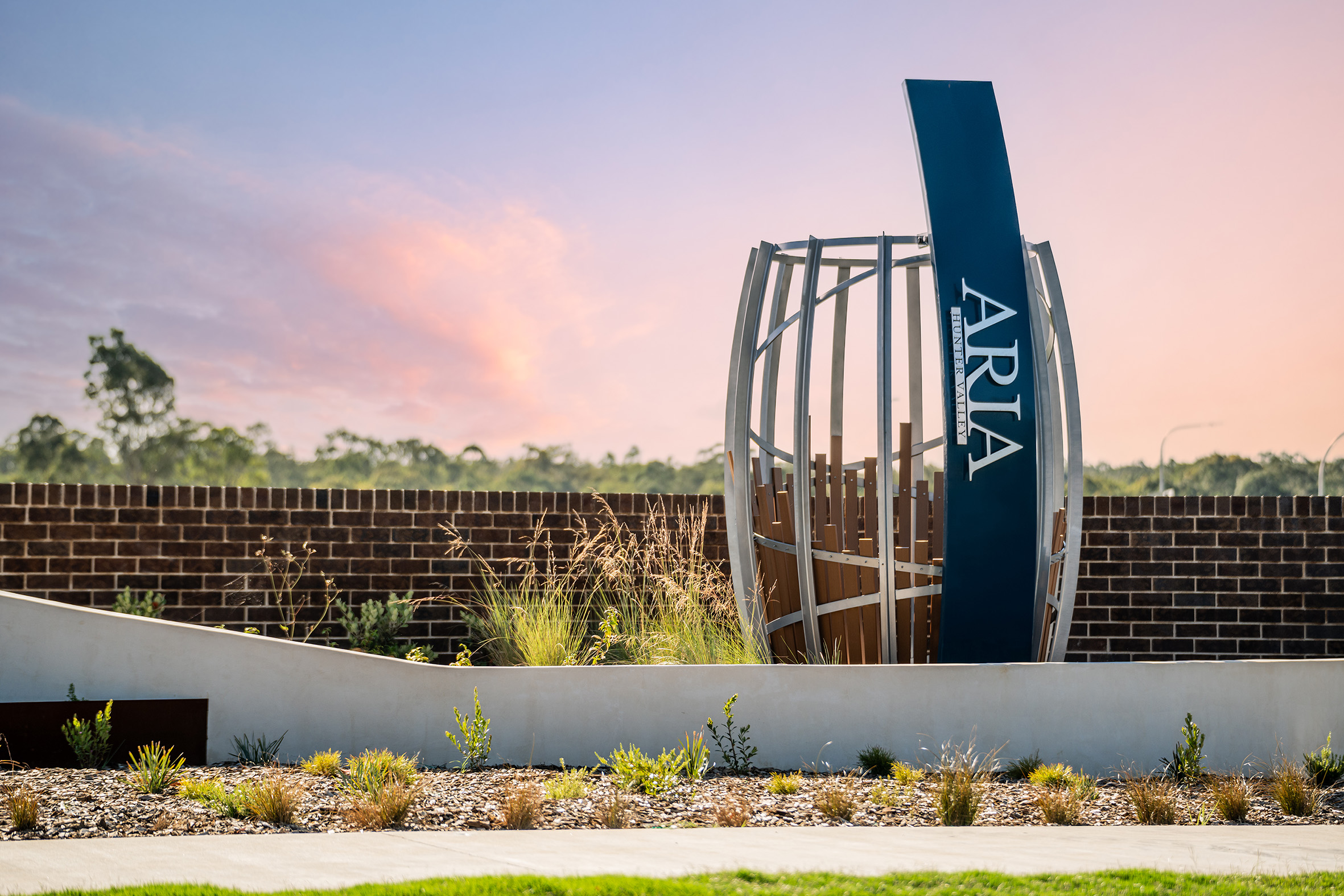 ARIA Hunter Valley Estate - Rothbury Façade