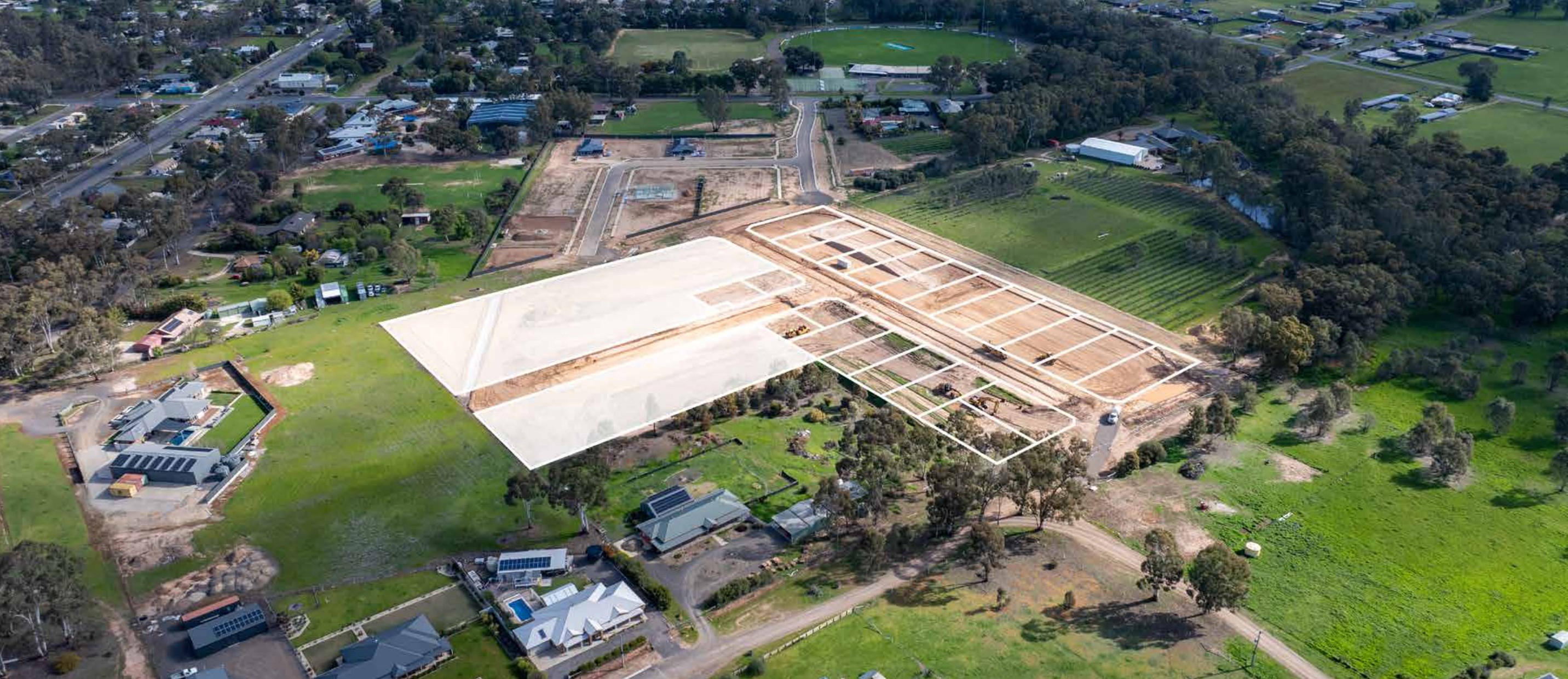 Aberdeen Estate - Huntly Aerial