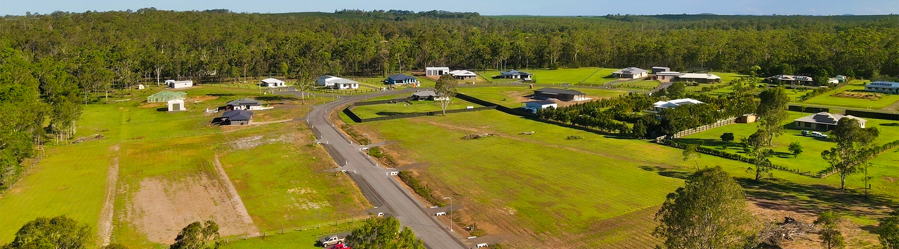 Abington Heights Estate - North Isis Aerial