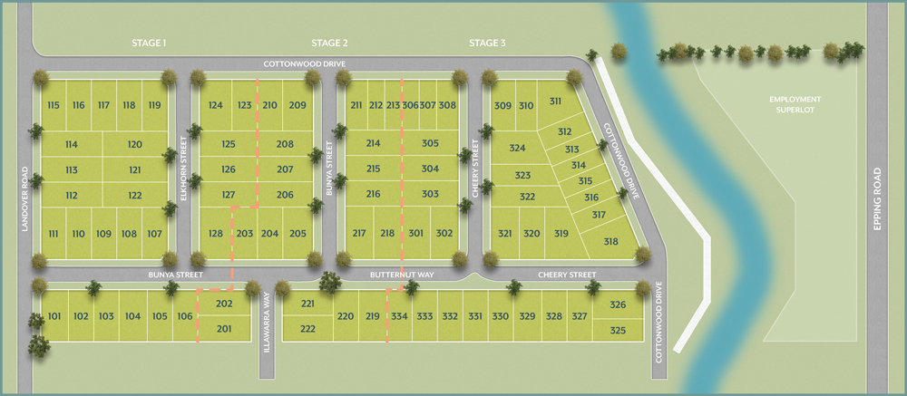 Acacia Village Estate - Wollert Masterplan