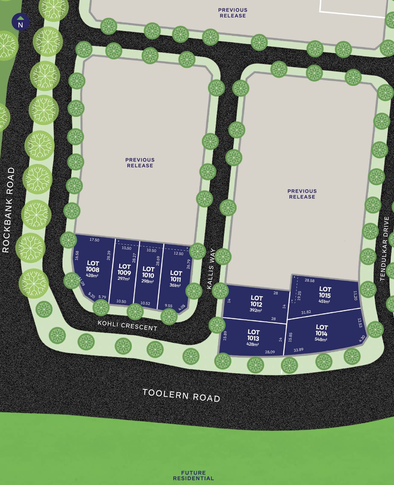 Accolade Estate - Rockbank Release Map