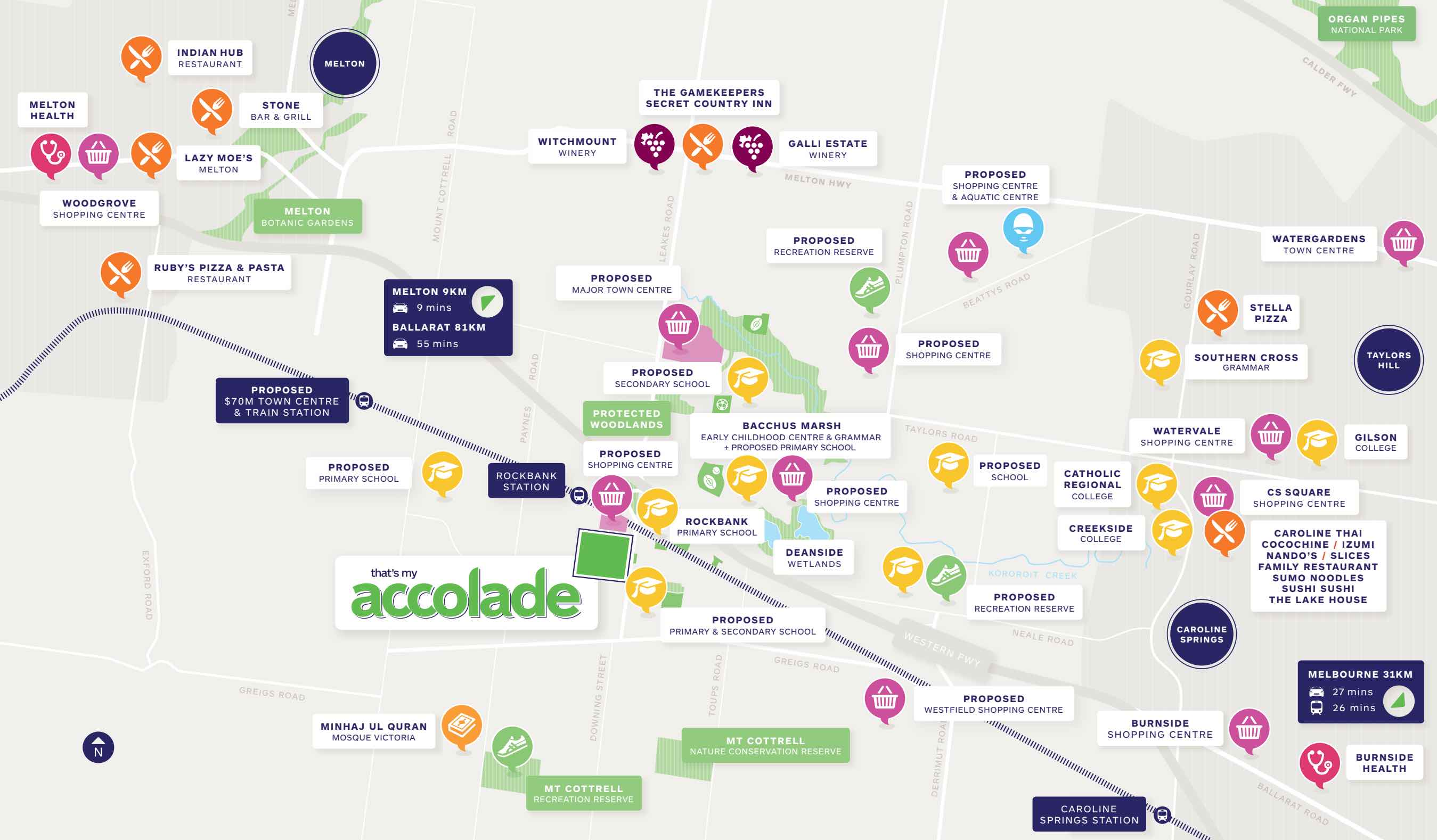 Accolade Estate Location Map