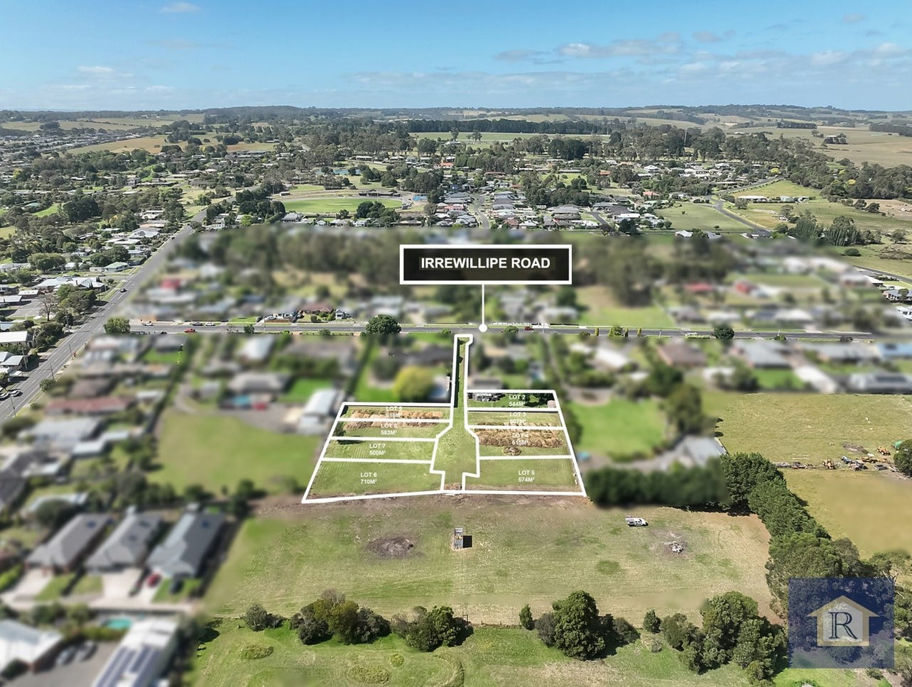 Adina Estate - Elliminyt Aerial