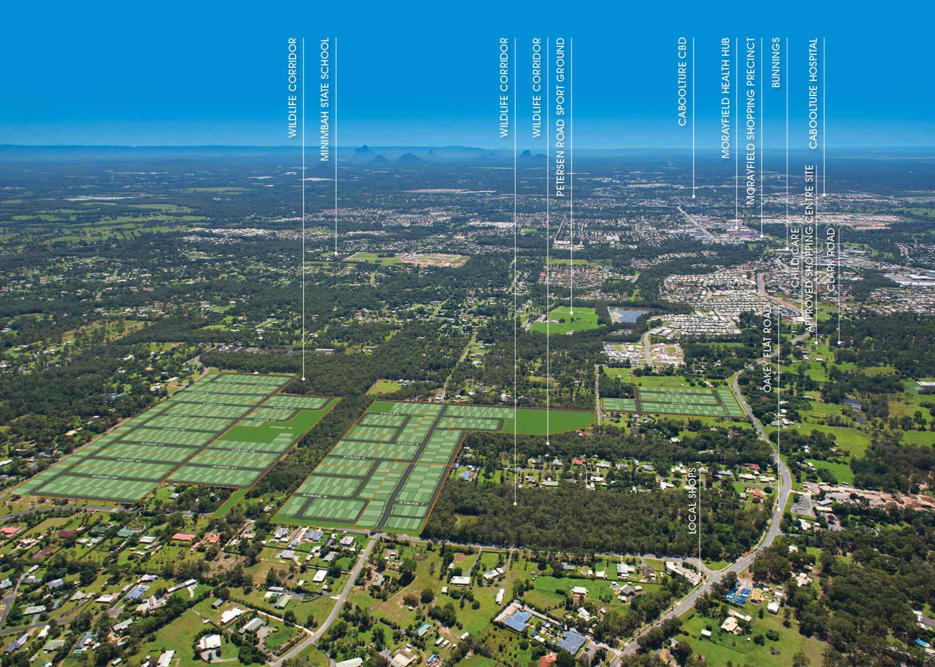Affinity Estate - Morayfield Aerial