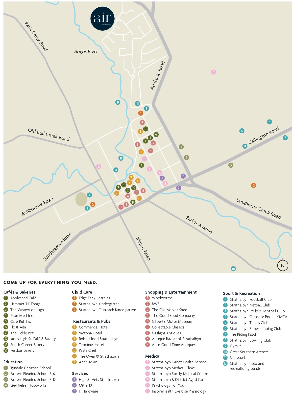 Air Estate - Strathalby Location Map
