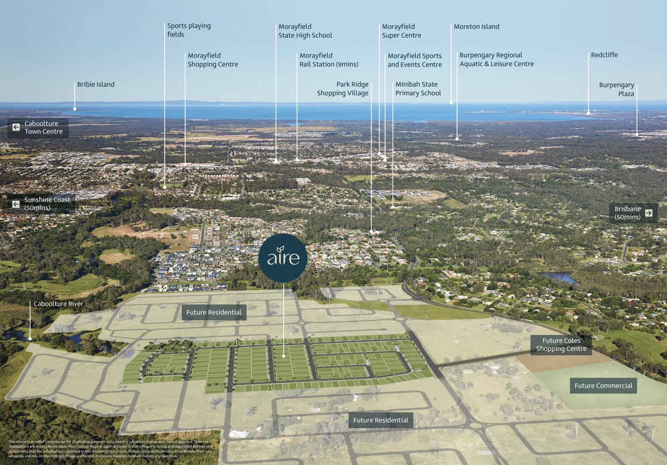Aire Estate - Upper Cabooltu Aerial