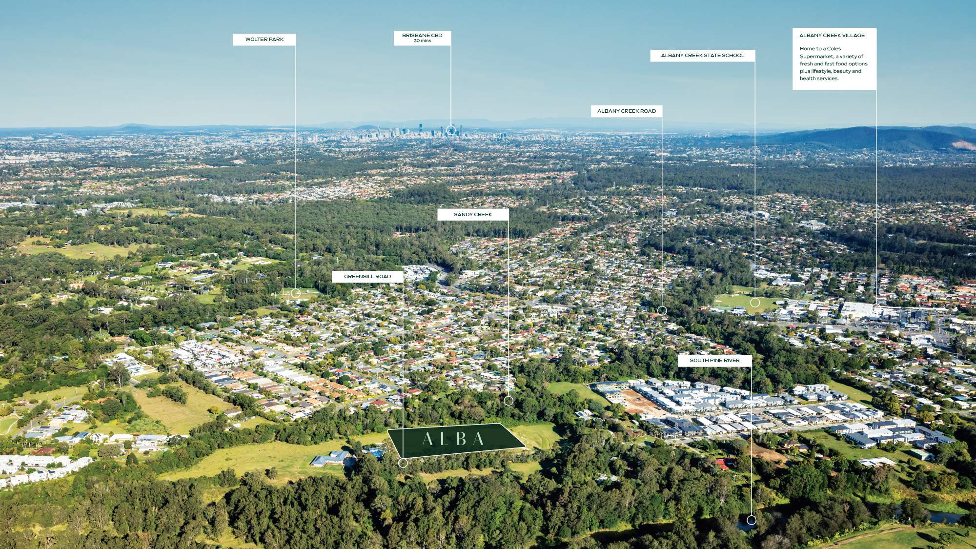 Alba Residences - Albany Creek Location Map