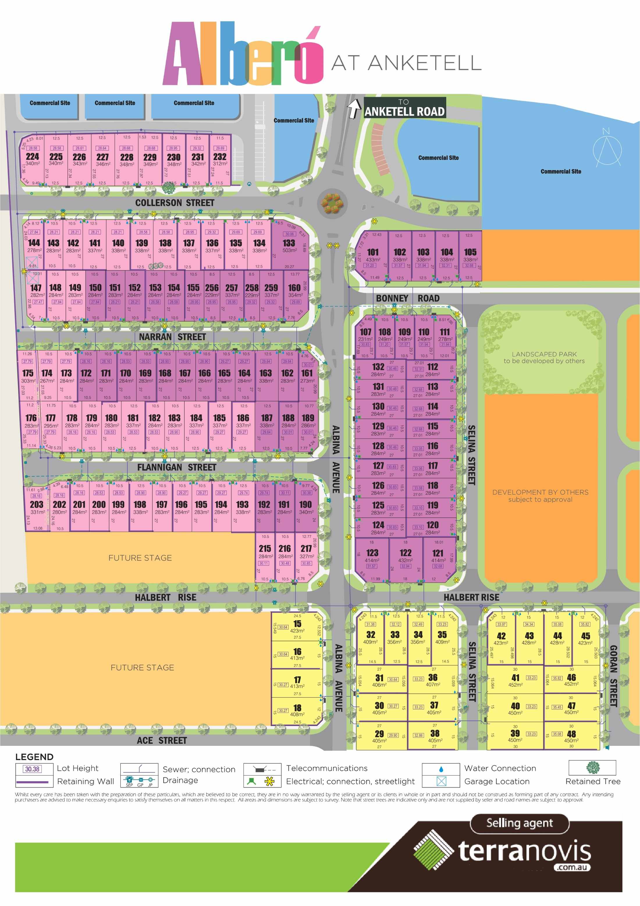 Albero Estate - Anketell Release Map